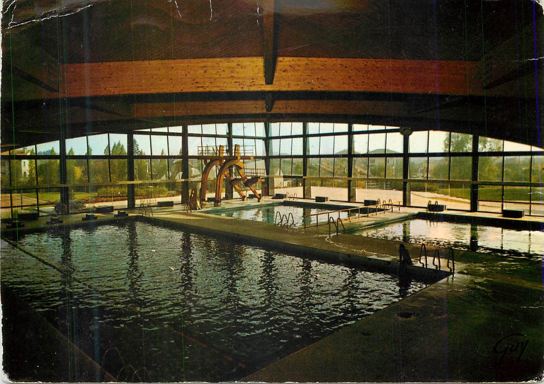 CPM Aulnay sous bois Seine Saint Denis Le stade nautique L interieur de la piscine 