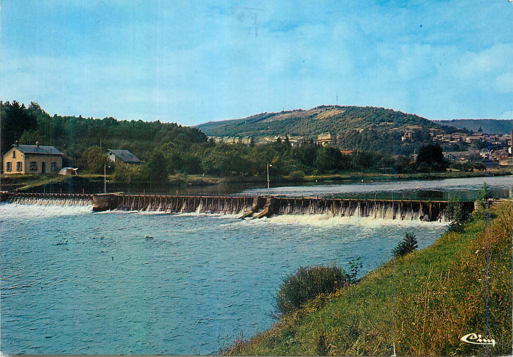 CPM Fumay Ardennes Le barrage de l Uf sur la Meuse 