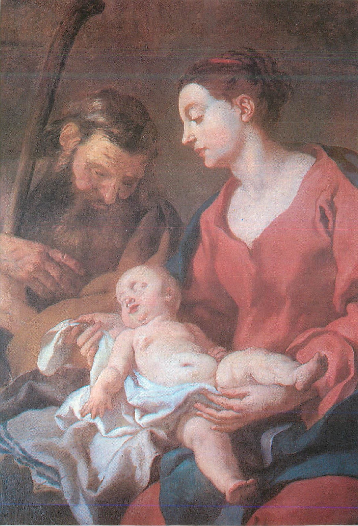 CPM Sainte Famille detail Jean Francois de Troy 