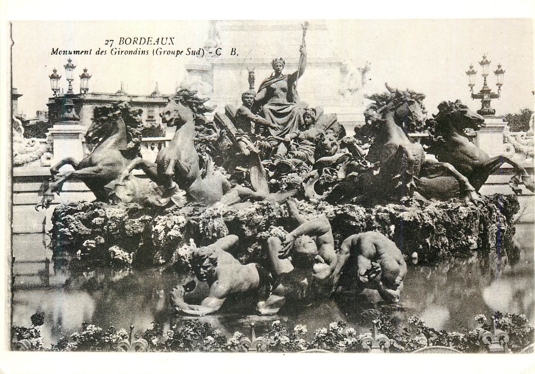 Bordeaux — Monument des Girondins (Groupe Sud) — C. B.