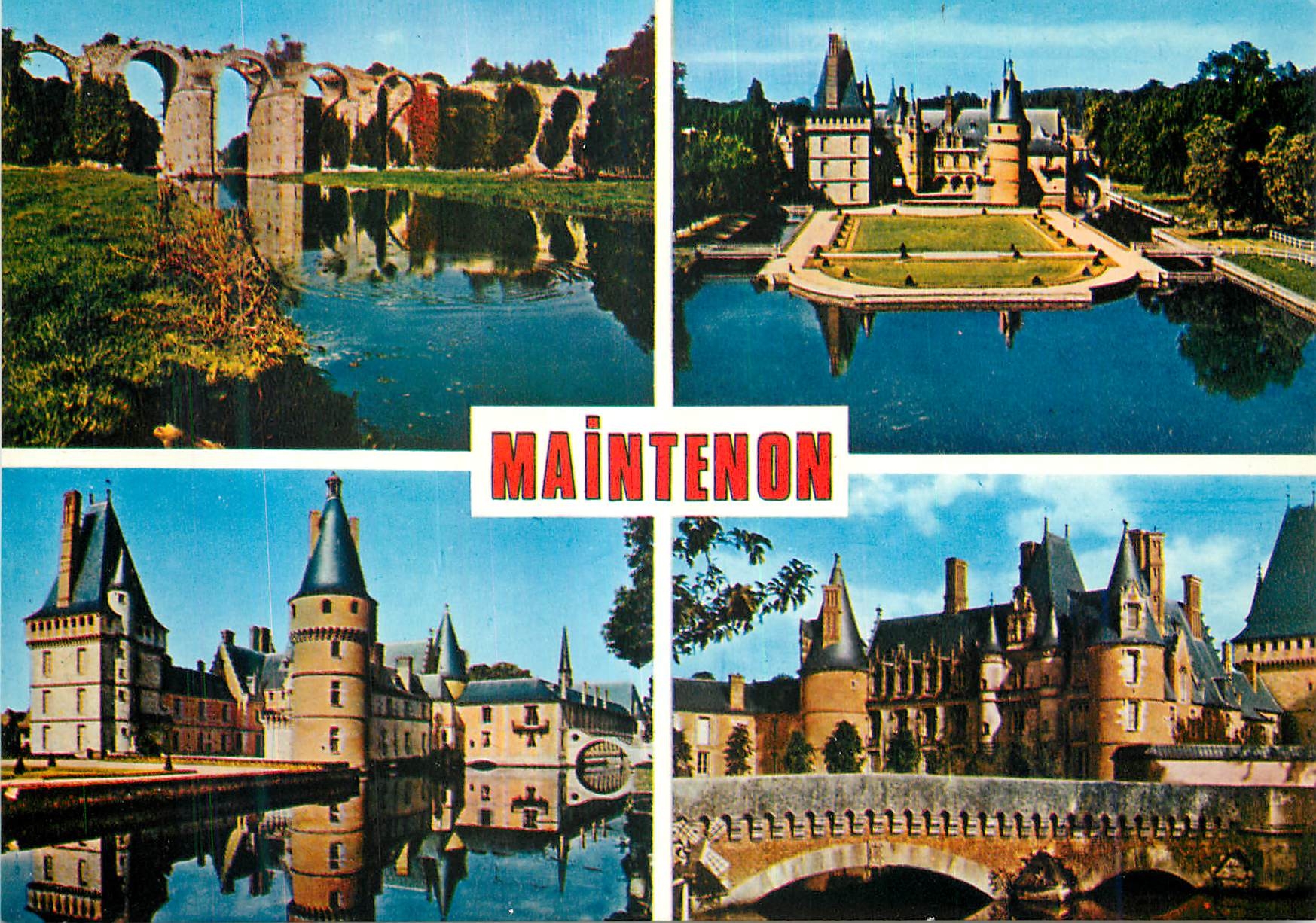 Maintenon — Aqueduc et château — Beauce France