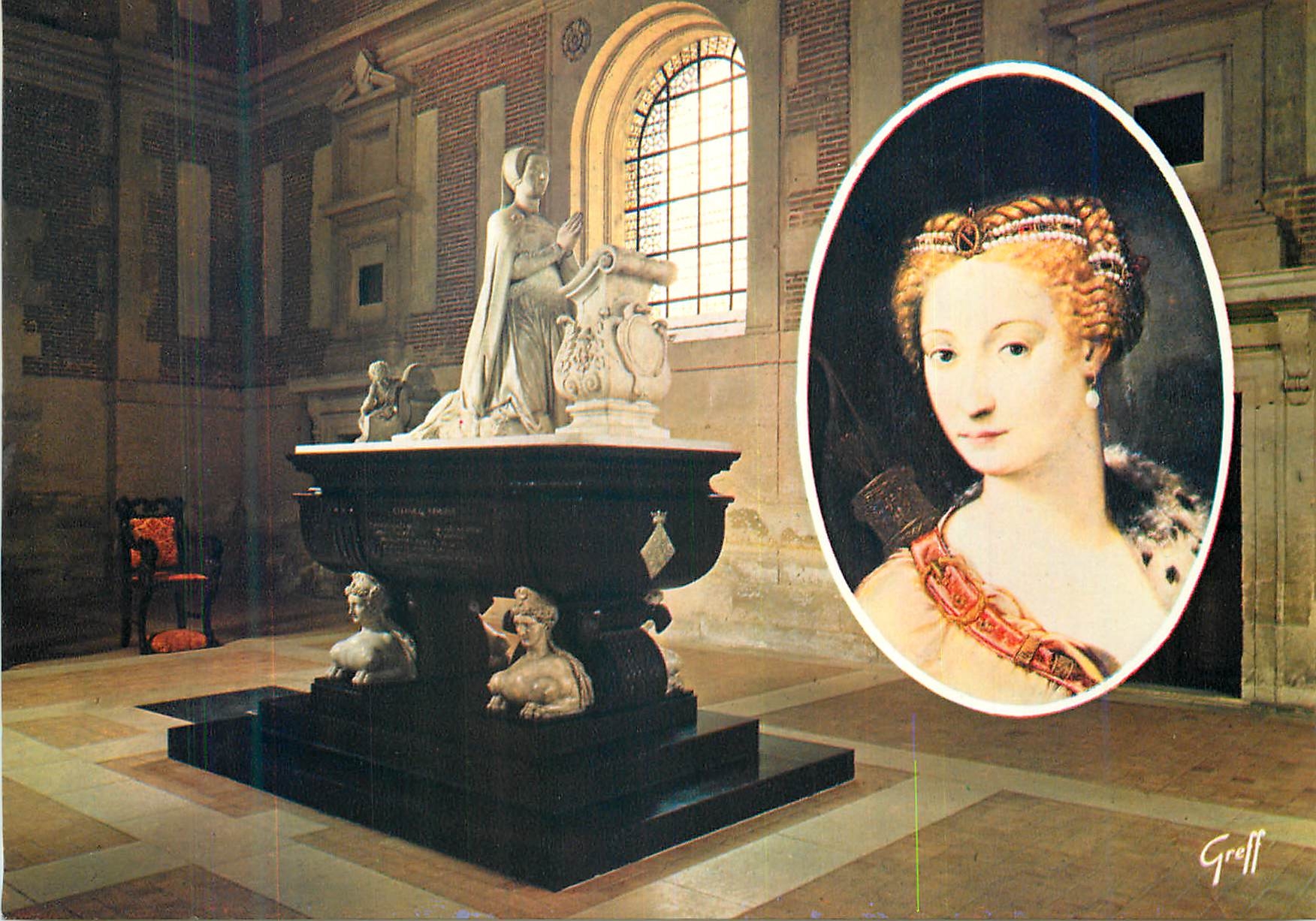 CPM Chateau d Anet Eure et Loir Monument Funeraire de Diane de Poitiers 