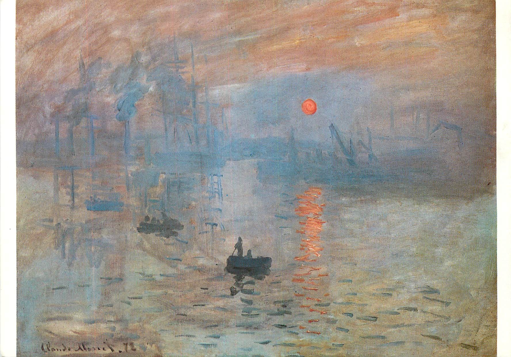 CPM Claude Monet L Impression Musee Marmottan Paris 