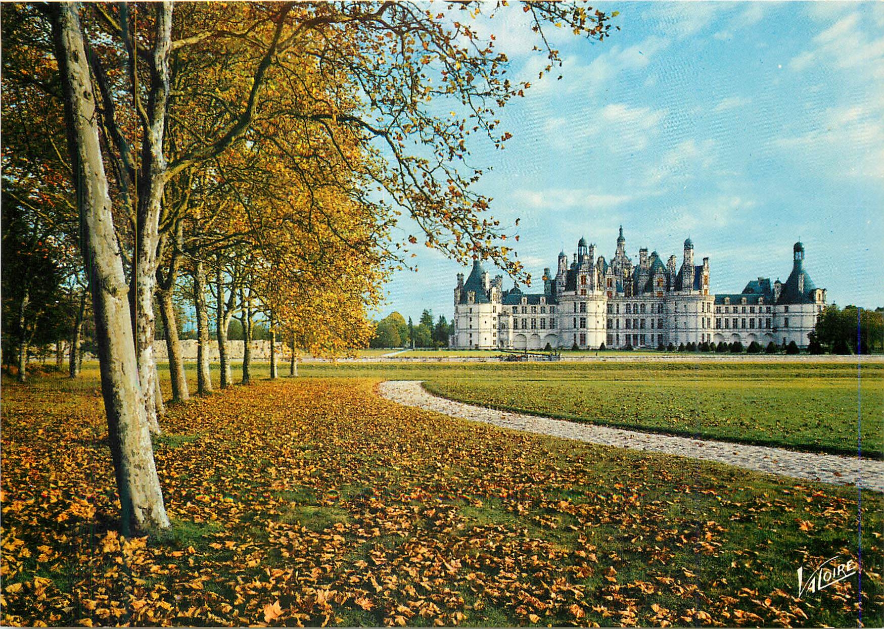 Chambord — Le parc et la façade nord-ouest — Éditions Valoire