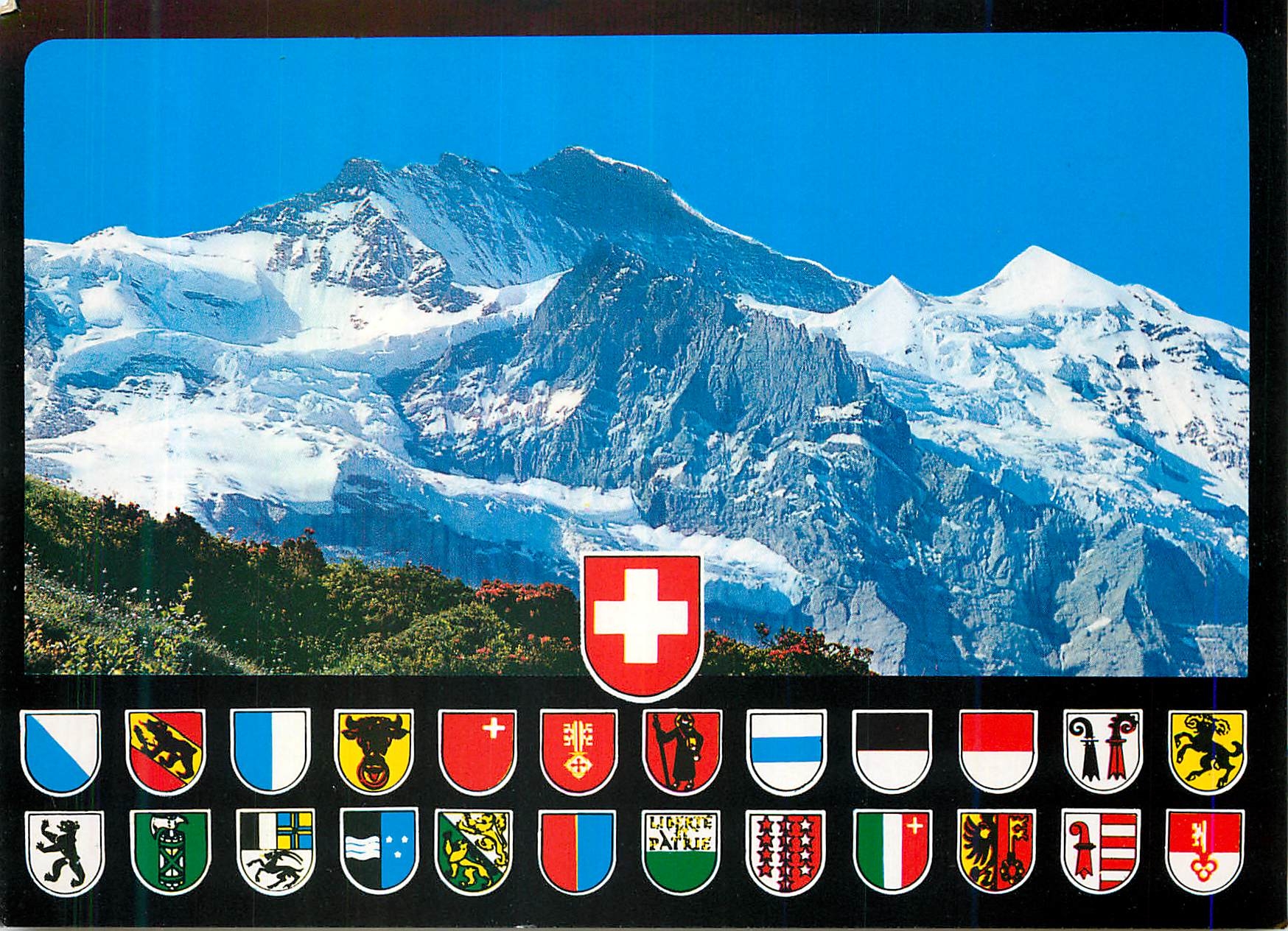 CPM Berner Oberland Vue sur la Jungfrau 