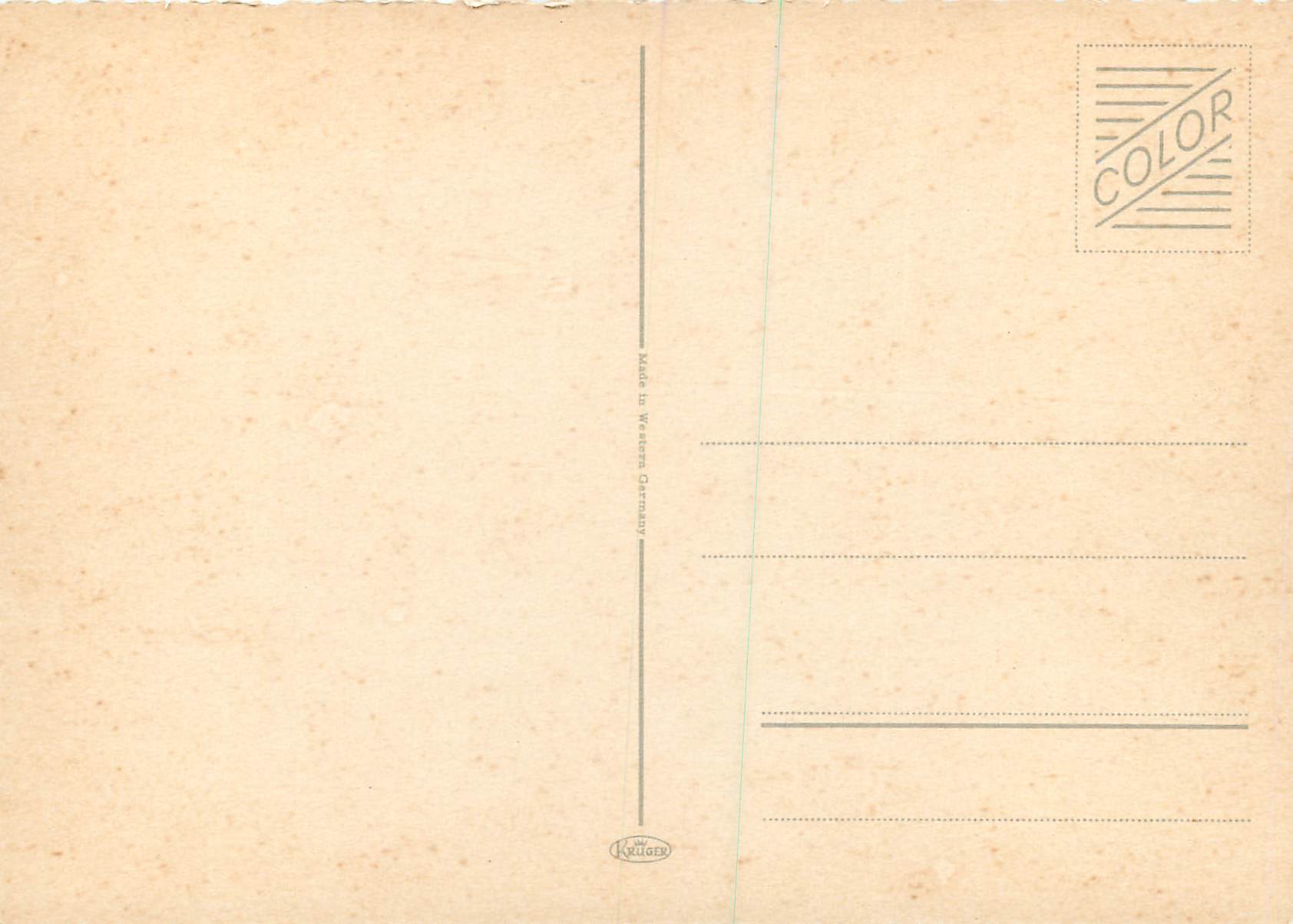 CPM Chalet Bonne annee — Verso
