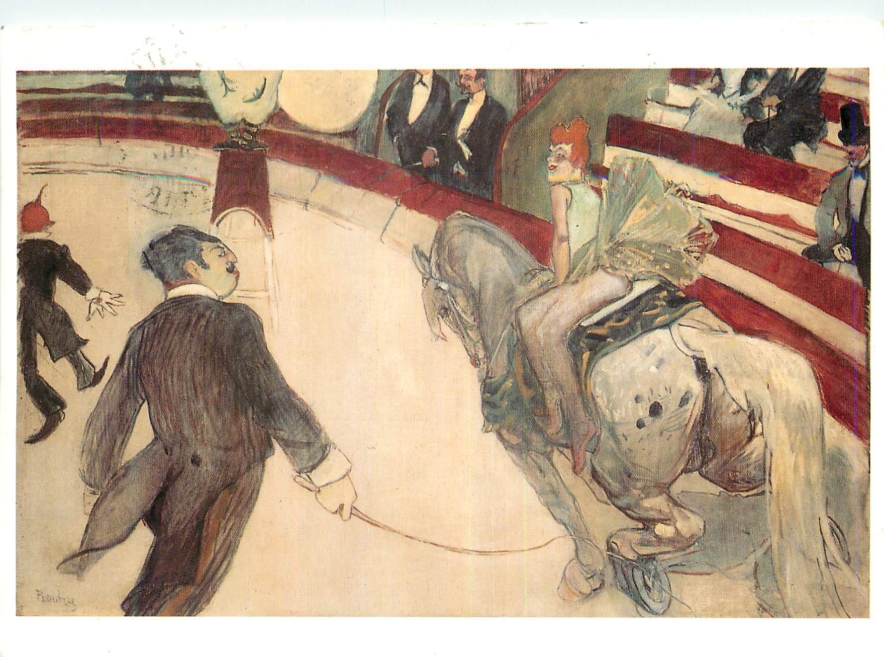CPM Henri de Toulouse Lautrec Au cirque Fernando 