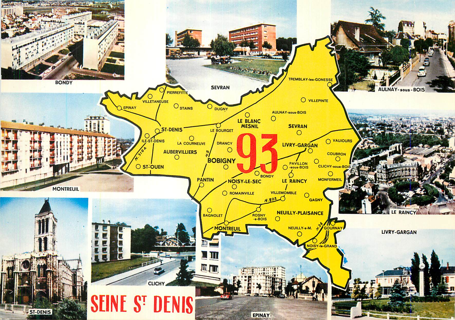 CPM Seine St Denis Sous Prefecture Le Raincy Bondy Sevran Aulnay sous Bois Montreuil Le Raincy St Denis Epinay Livry Gar