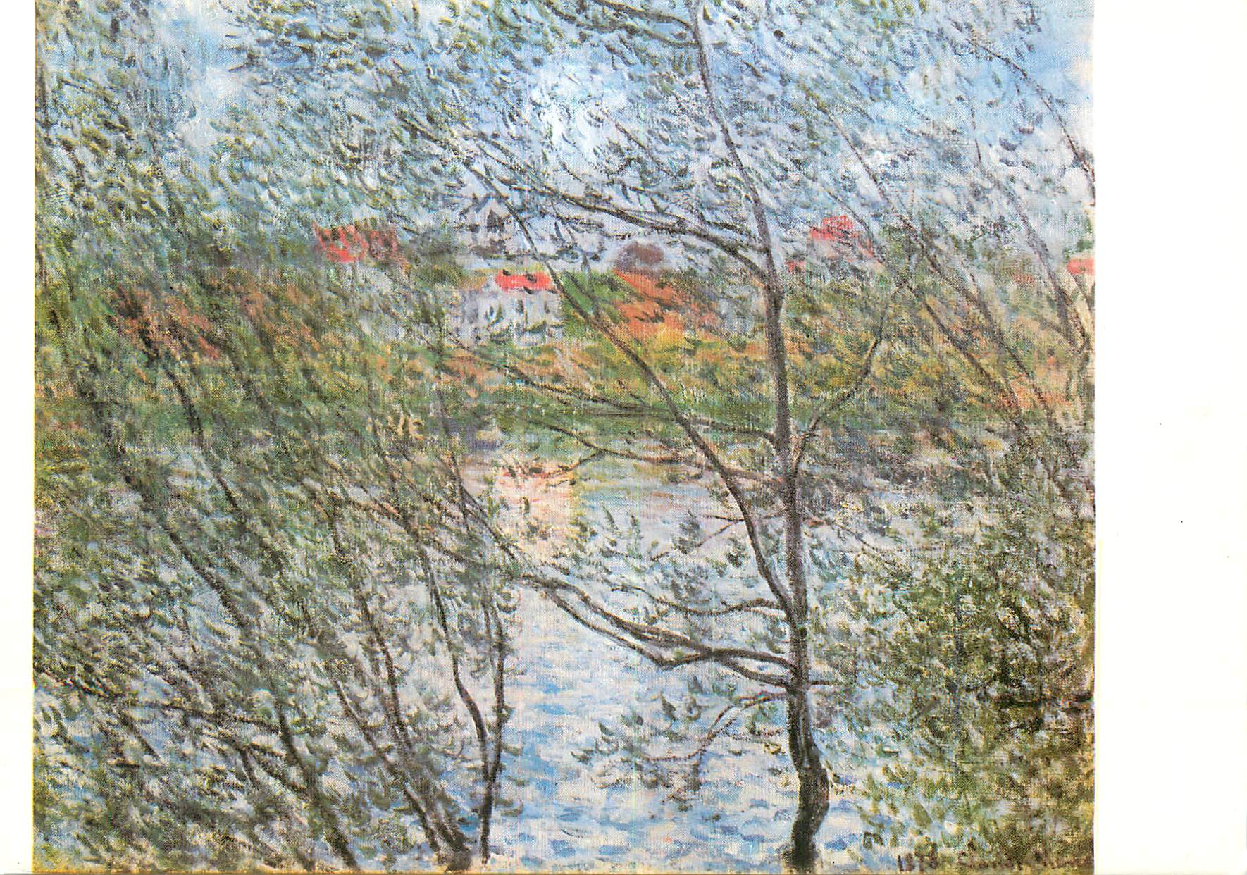 CPM Monet Les bords de la Seine Musee Marmottan Paris 