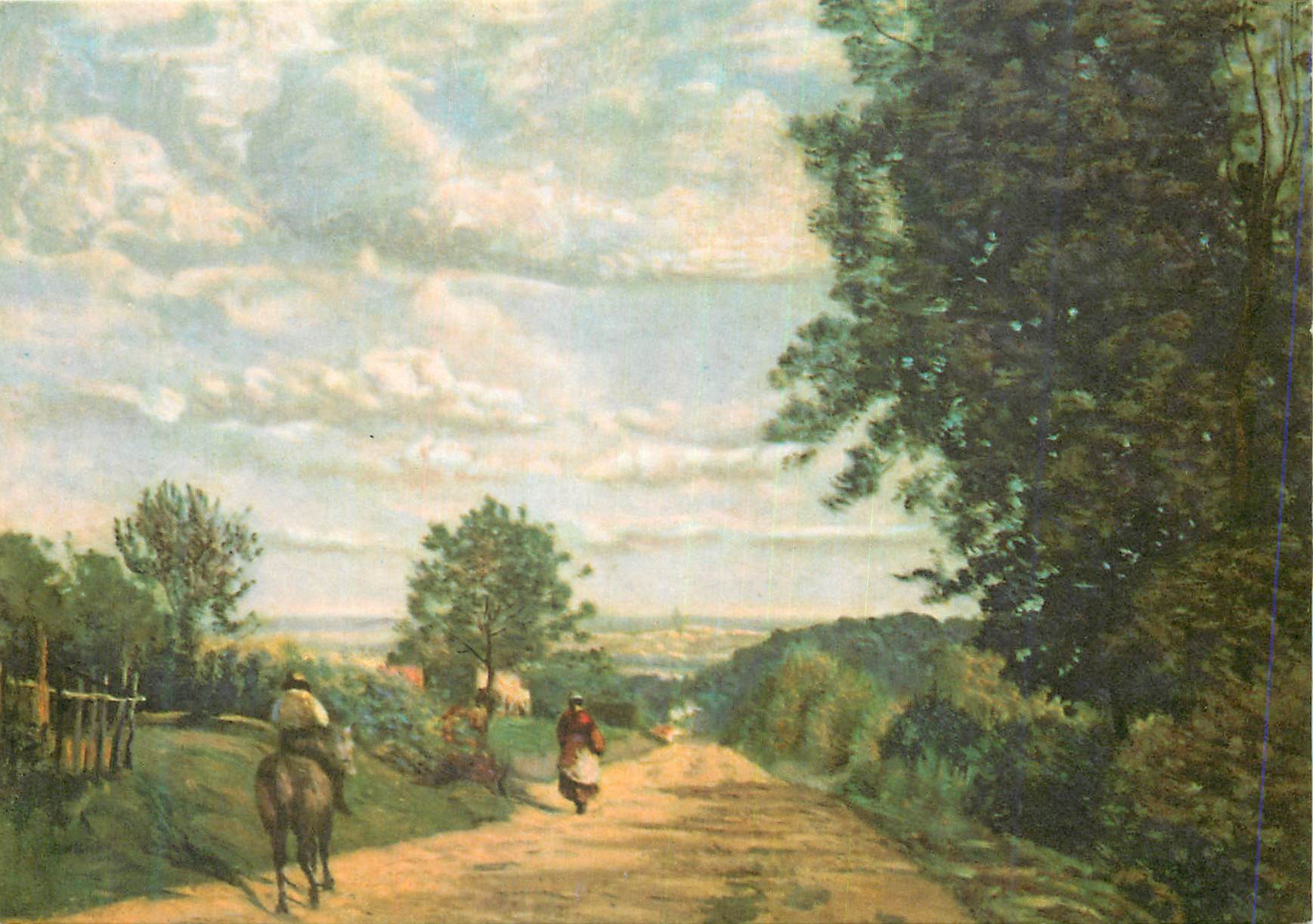 CPM Corot La route de Sevres 