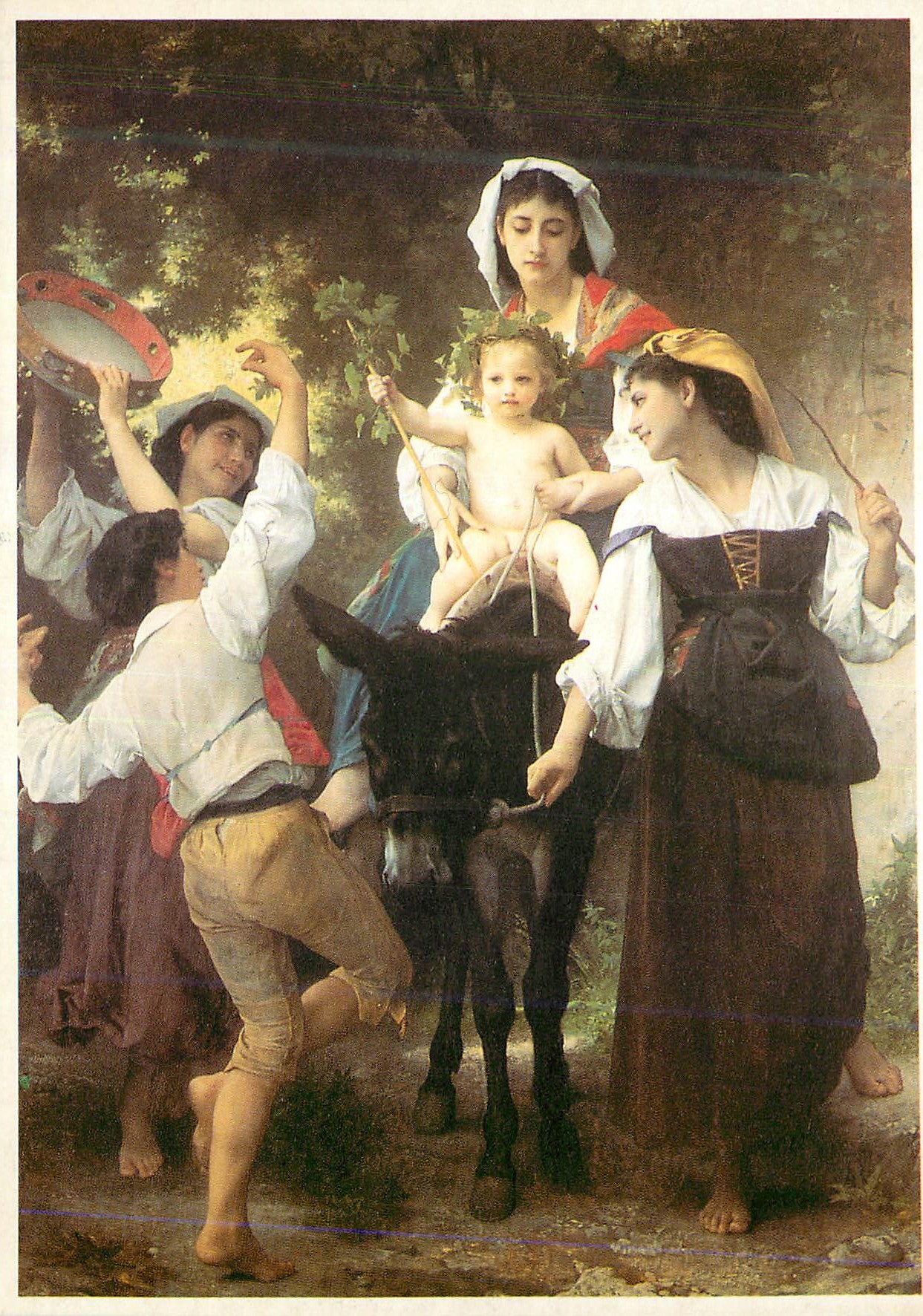 CPM Bouguereau La Promenade 