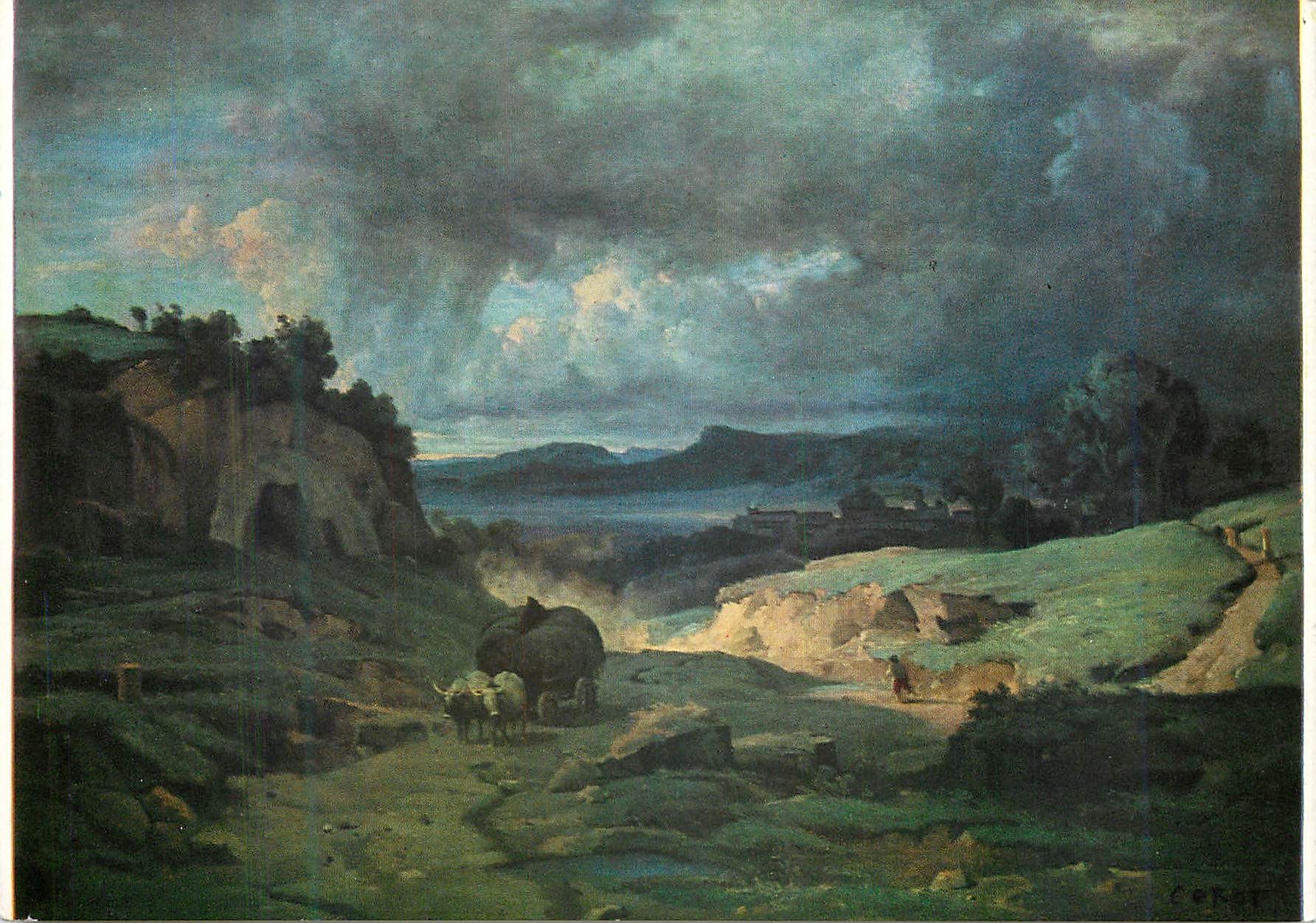 CPM Camille Corot La Cervara 