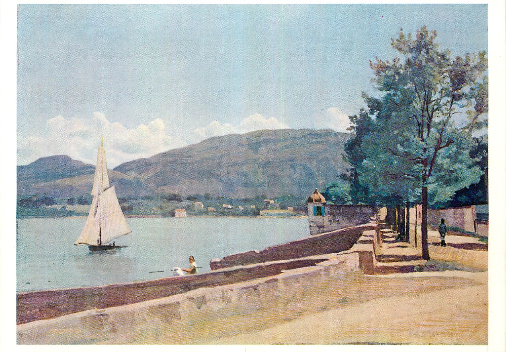 CPM Camille Corot Quai des Paquis Geneve 