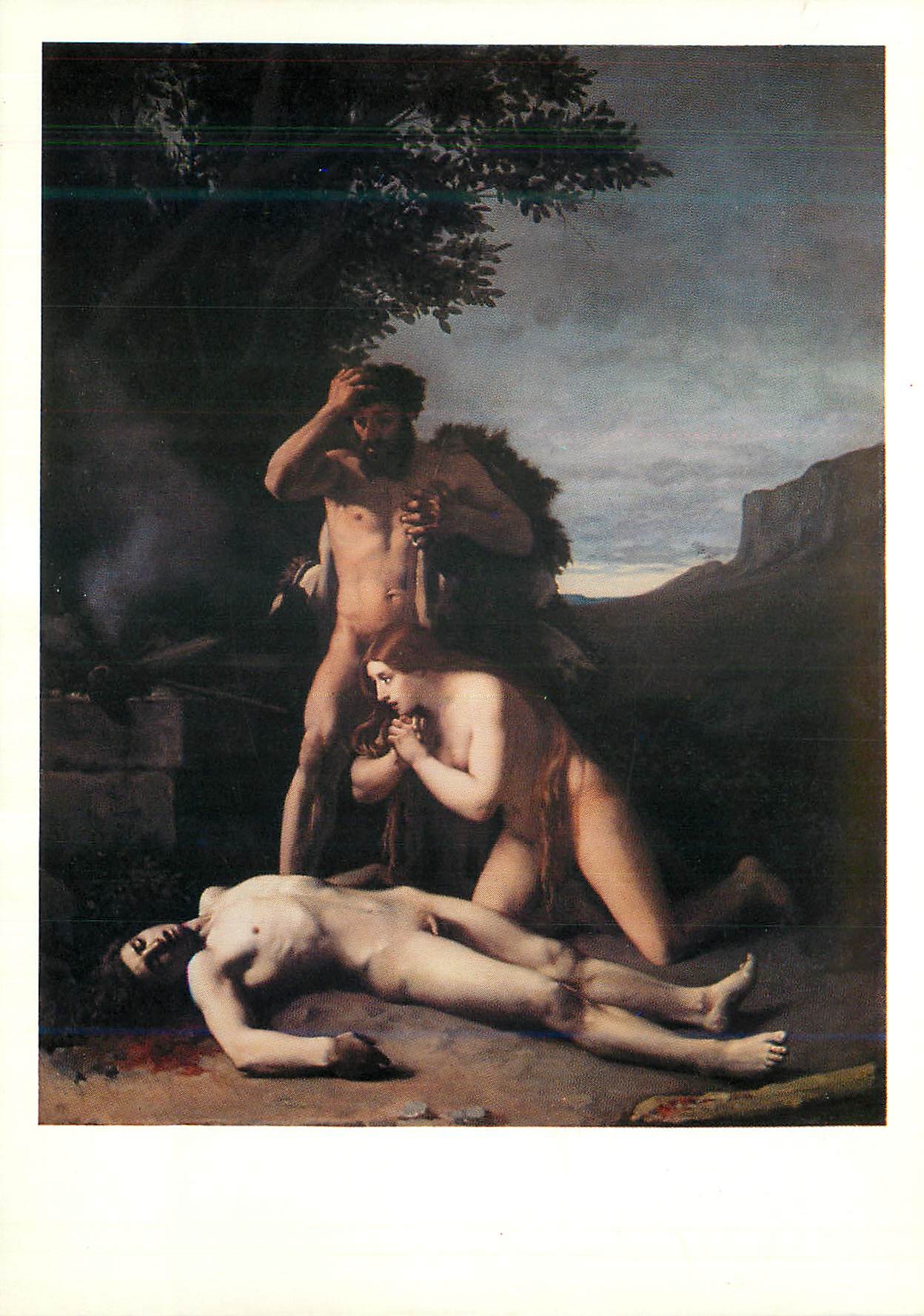 CPM Jean Jacques Henner Aadam et Eve trouvant le corps d Abel Paris Ecole nationale superieure des Beaux Arts 