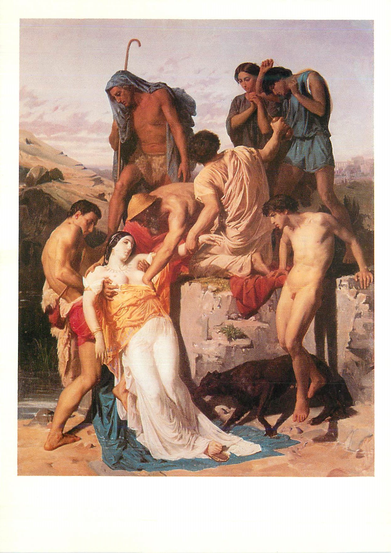CPM William Bouguereau Zenobie trouvee sur les bords de l Araxe Paris Ecole nationale superieure des Beaux Arts 