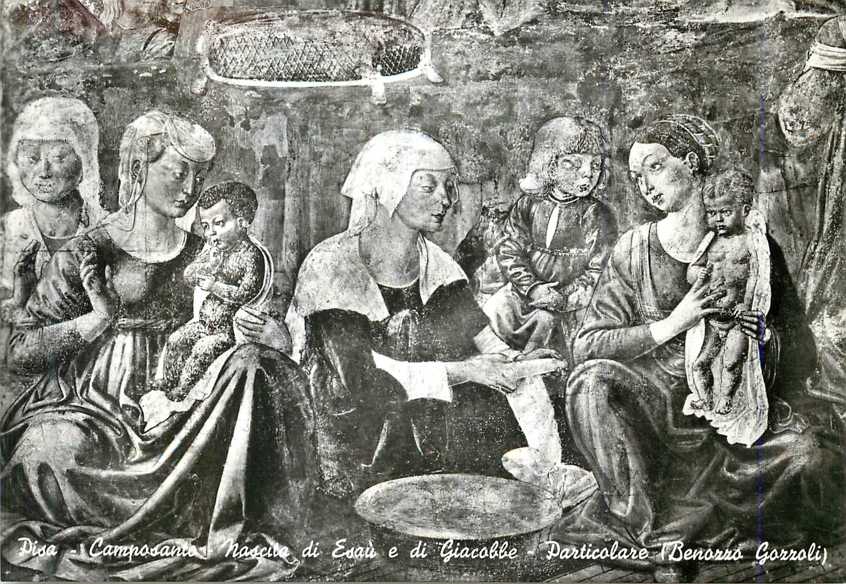 CPM Cimitiere Naissance de Jacob et Esau Detail 