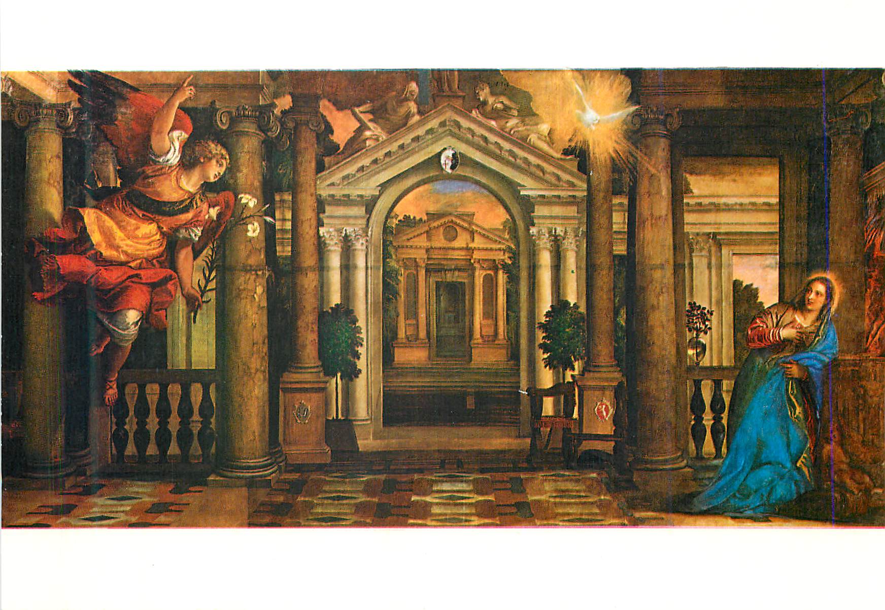 CPM Paolo Veronese L assomption VEnise galerie de la l Academie 