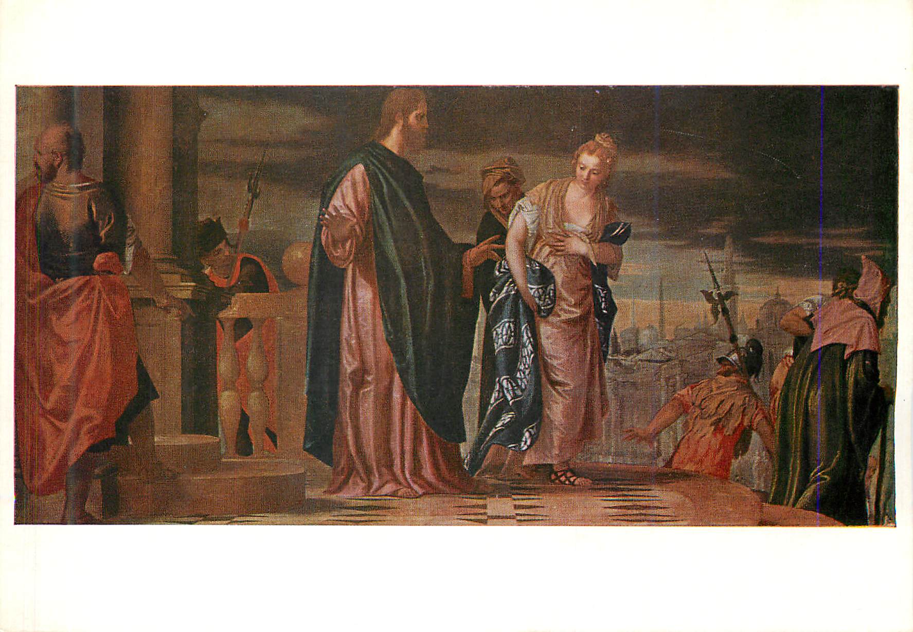 CPM Wien Kunsthistorisches Museum Paolo Calliari Gen Veronese La femme adultere 