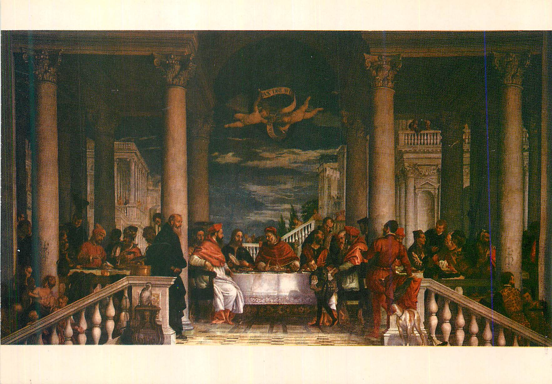 La Cena di S. Gregorio Magno — P. Veronese — Edit. G. Galla - Vicenza