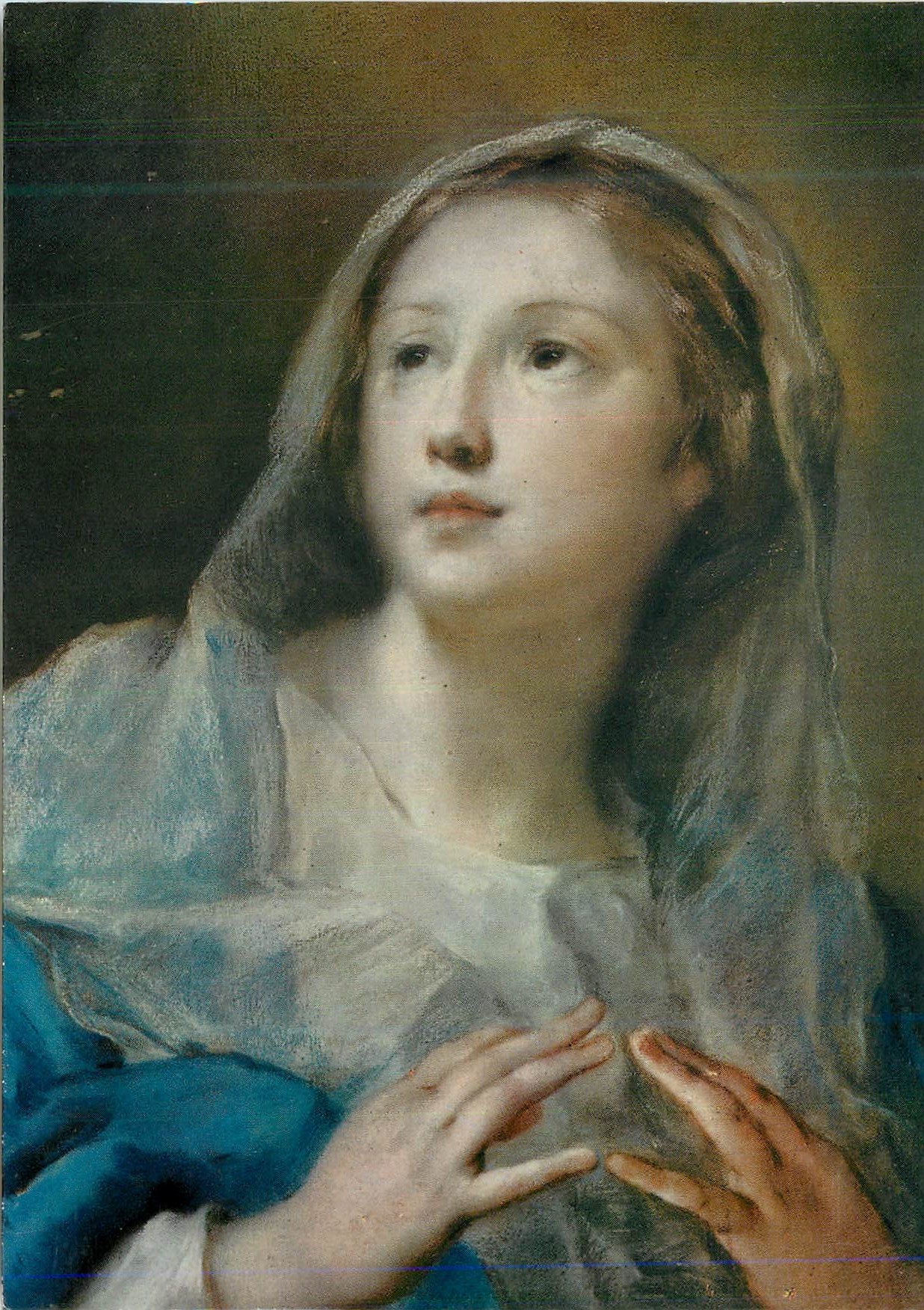CPM Rosalba Carriera Venezia Madonna Museo di Ca Rezzonico 