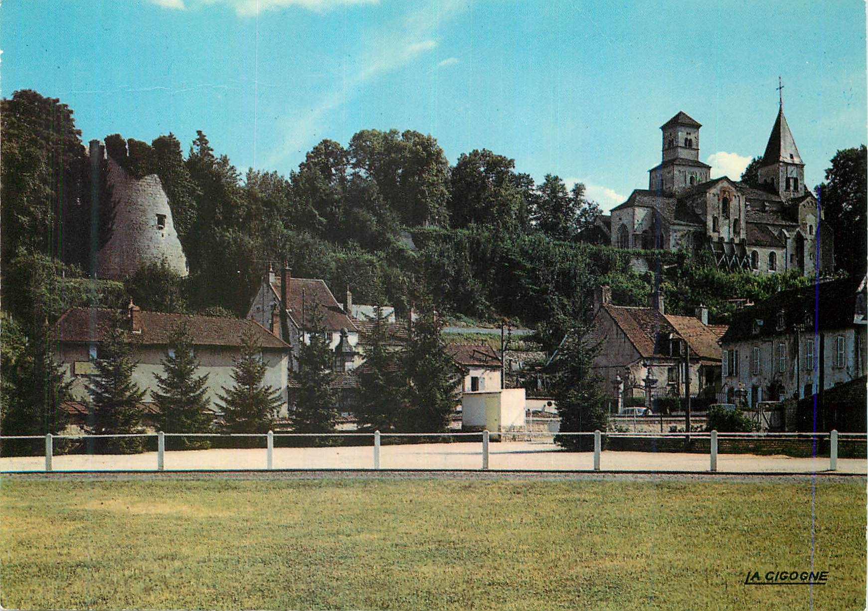 CPM Chatillon sur Seine Cote d Or Tour de Gissey Eglise Saint Vorles 