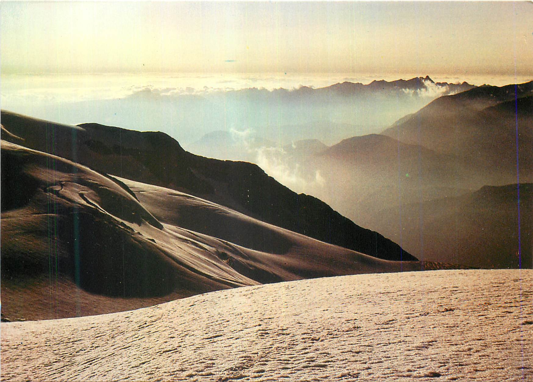CPM Hautes Alpes Isere Les Ecrins Le glacier de la Girose et la vallee de la Romanche 