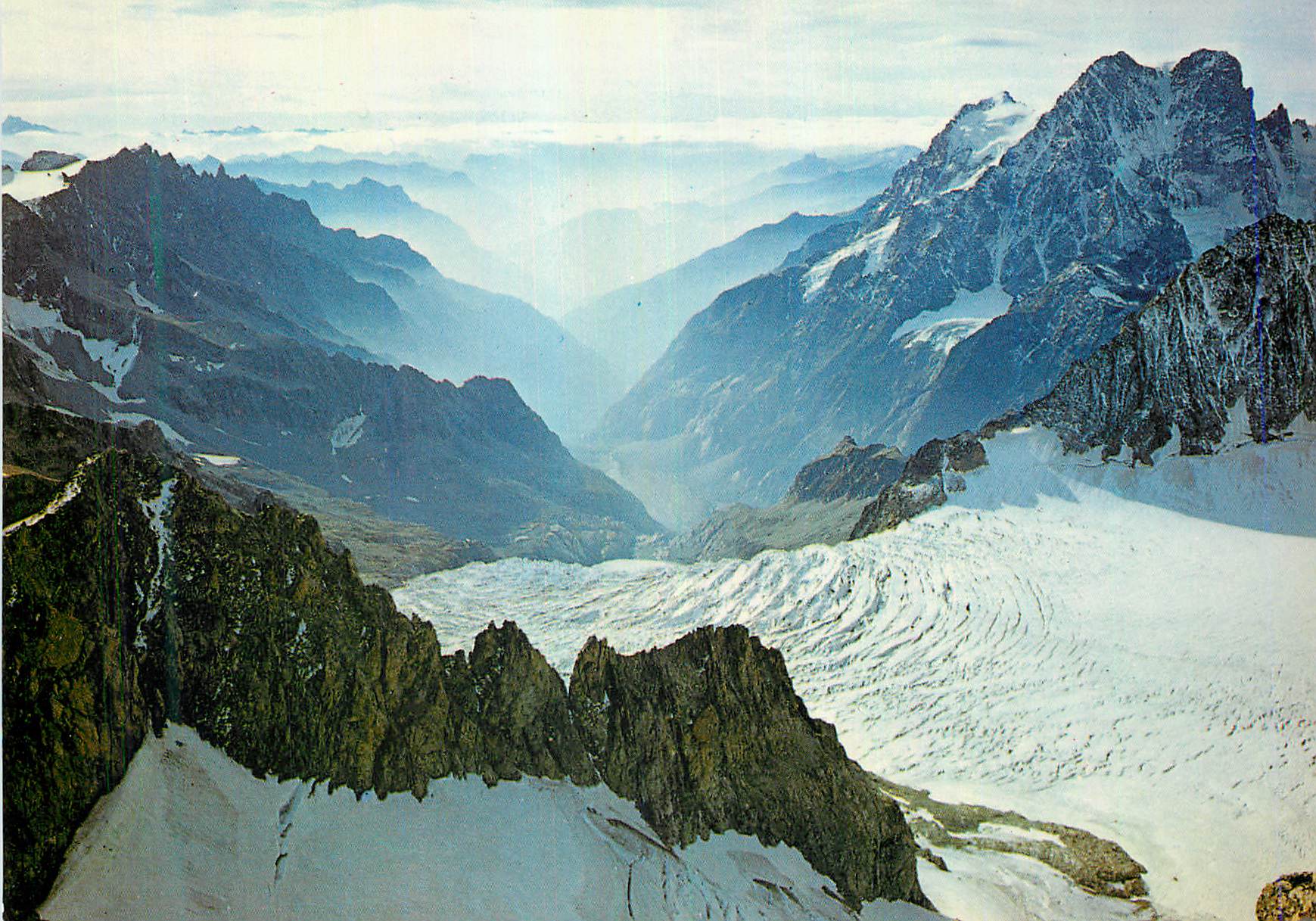 Massif de l'Oisans — Du Glacier Blanc (3613 m.) vers Ailefroide — Éditions F. Francou