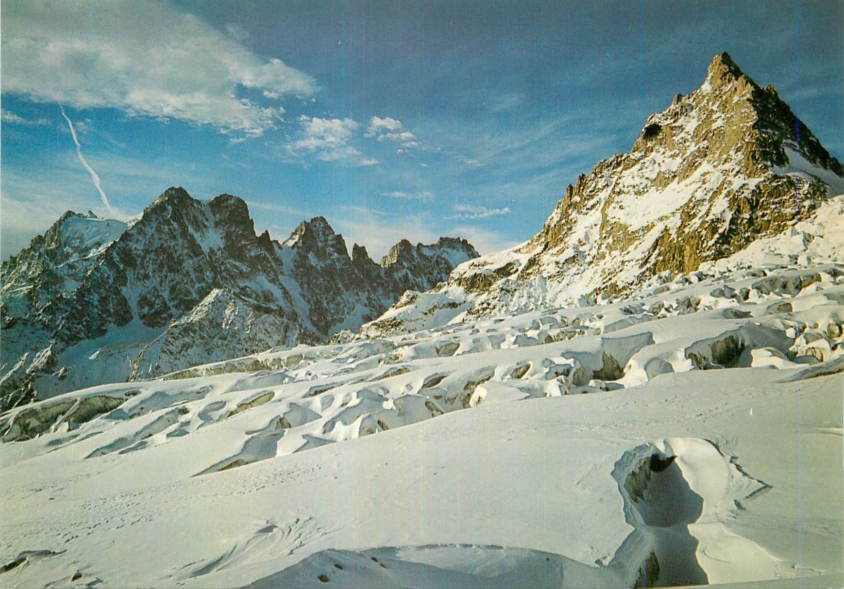 Massif de l'Oisans — Le Pelvoux (3946 m.) et la Grande Sagne — Éditions F. Briançon