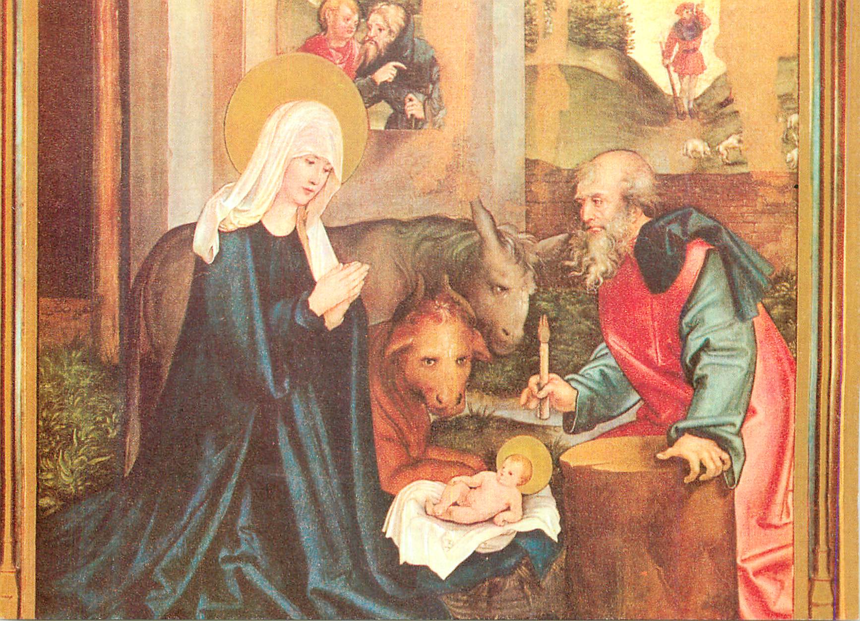 CPM La Nativite Die Geburt Christi Kunsthalle Hamburg 
