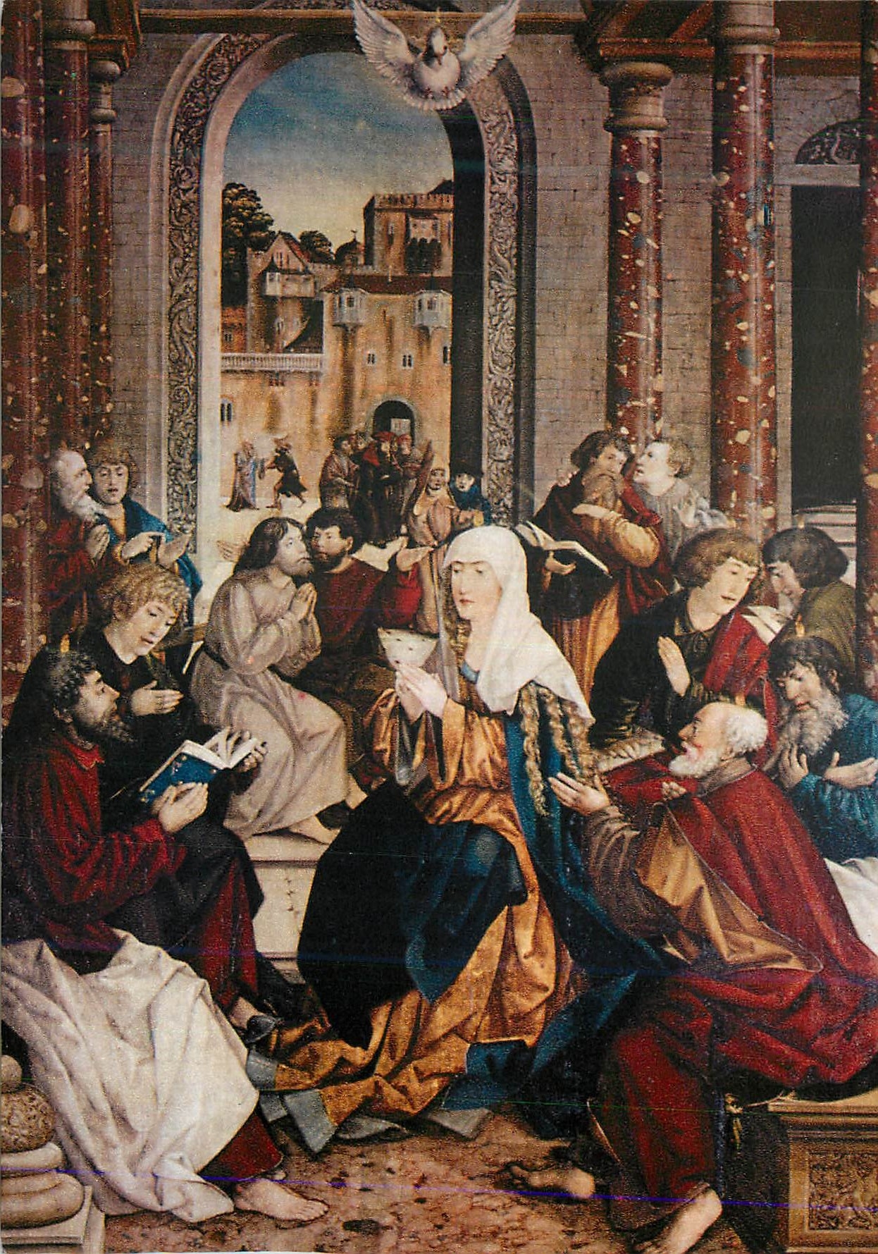 CPM Martin Schaffner Das Pfingstlest Munchen Alte Pinakothek 