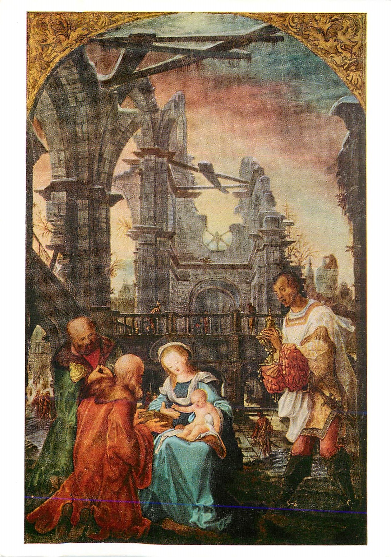 CPM Wien Kunsthistorisches Museum Wolf Huber L adoration des Mages 