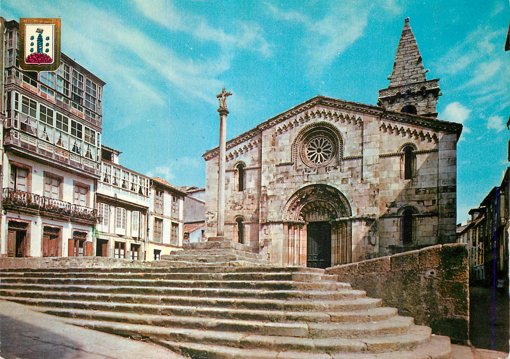 CPM La Coruna L Eglise de Sainte Marie du Champ 