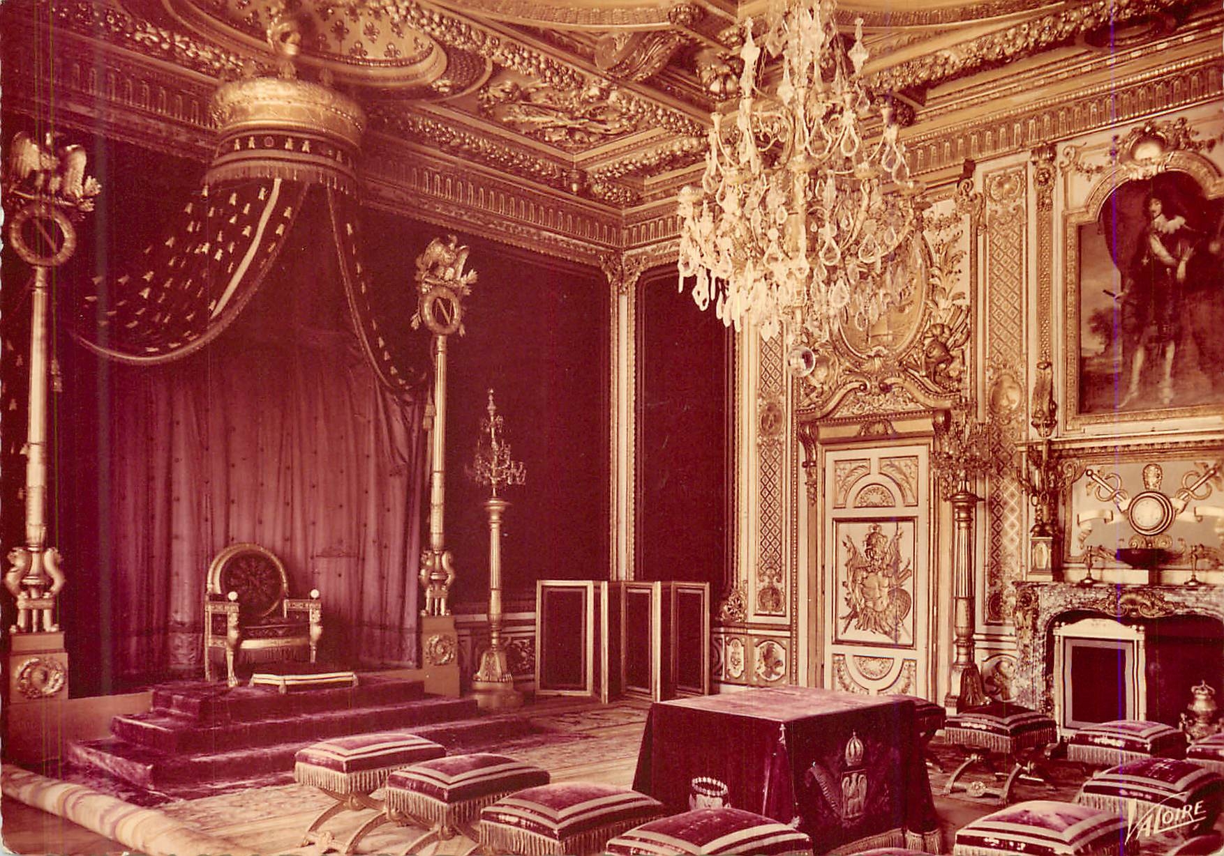 Schloss Fontainebleau — Thronsaal — Éditions Valoire
