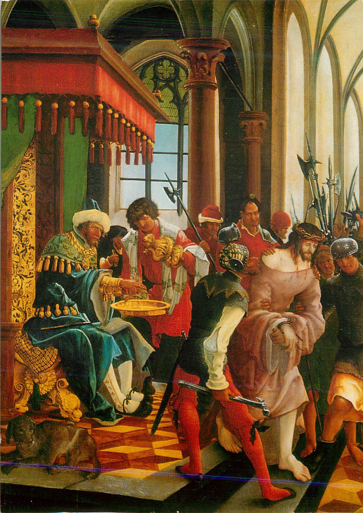 CPM A Altdorfer Altar St Florian Christus vor Pilatus 