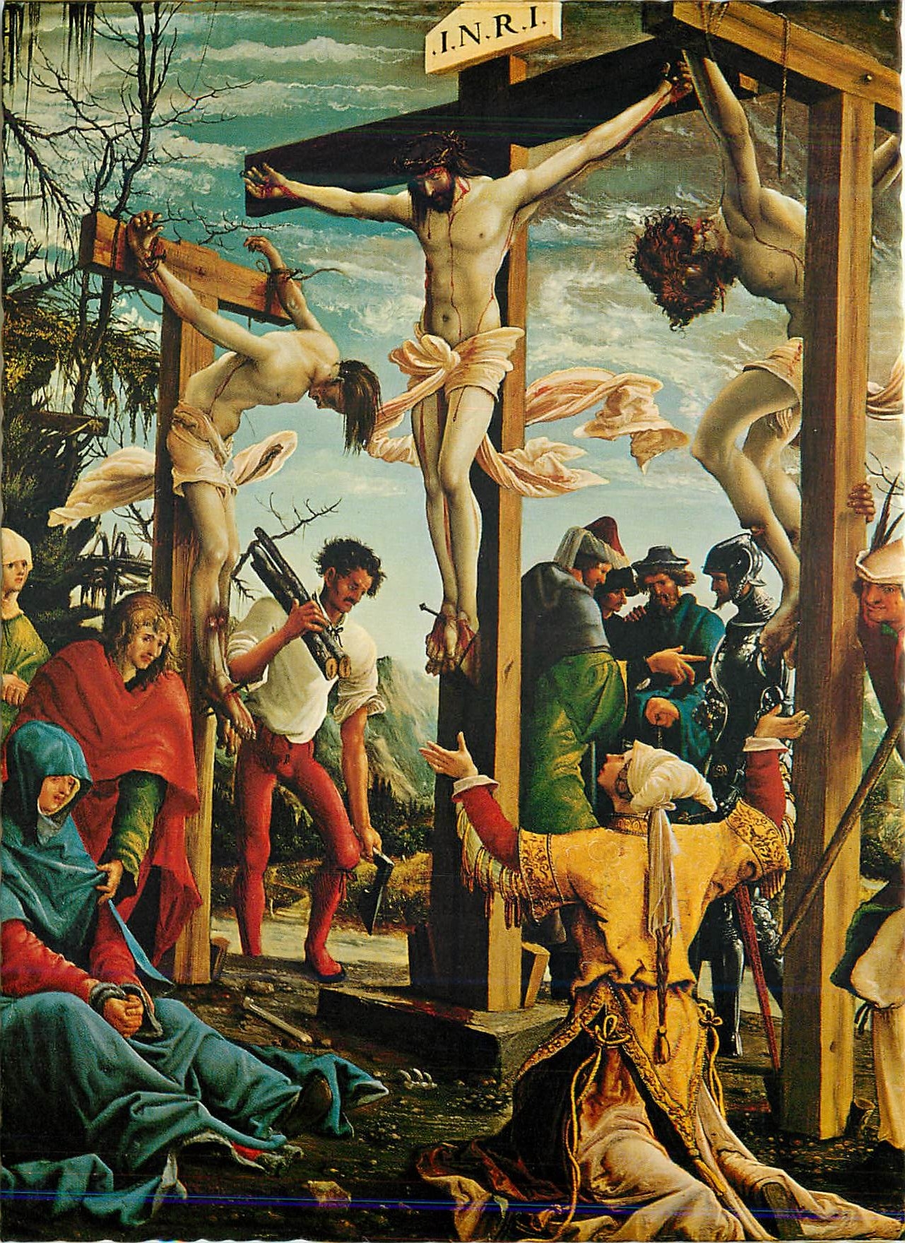 Crucifixion — A. Altdorfer, Altar de St. Florian — Verlag Vertas, Linz - Wien - Passau, n° 124