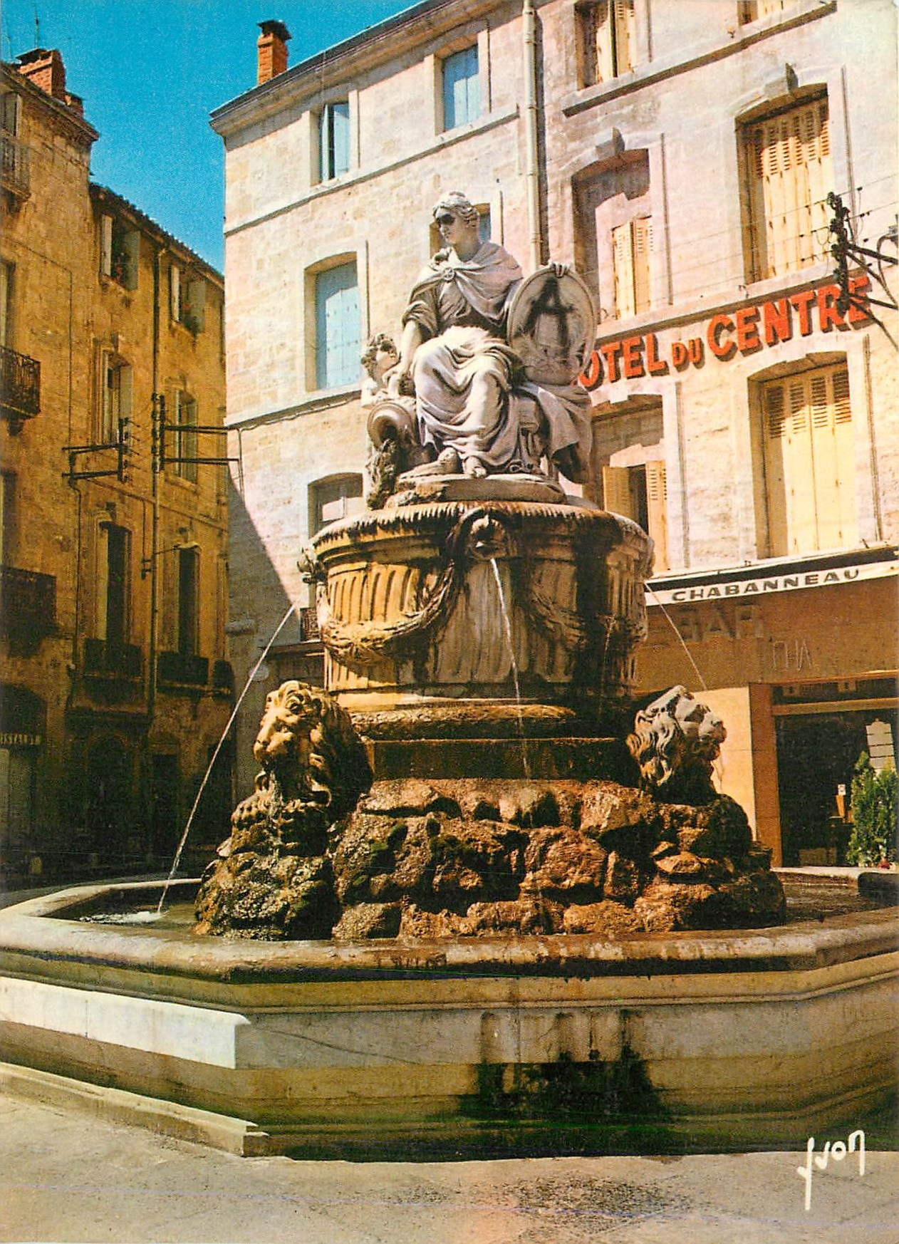 Fontaine de la Place Chabaneau — Montpellier — Éditions d'art Yvon