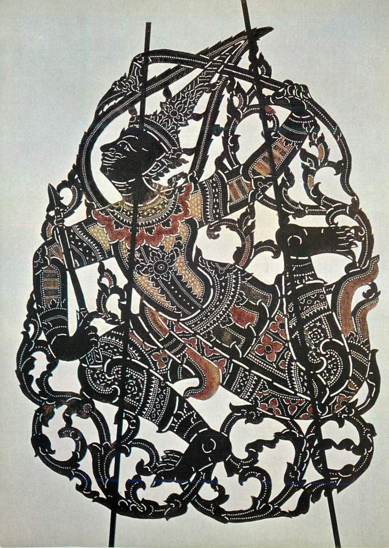 CPM Phra Ram Schattenspielfigur aus dem Nang Luong Thailand Museum for Volkerkunde Berlin 