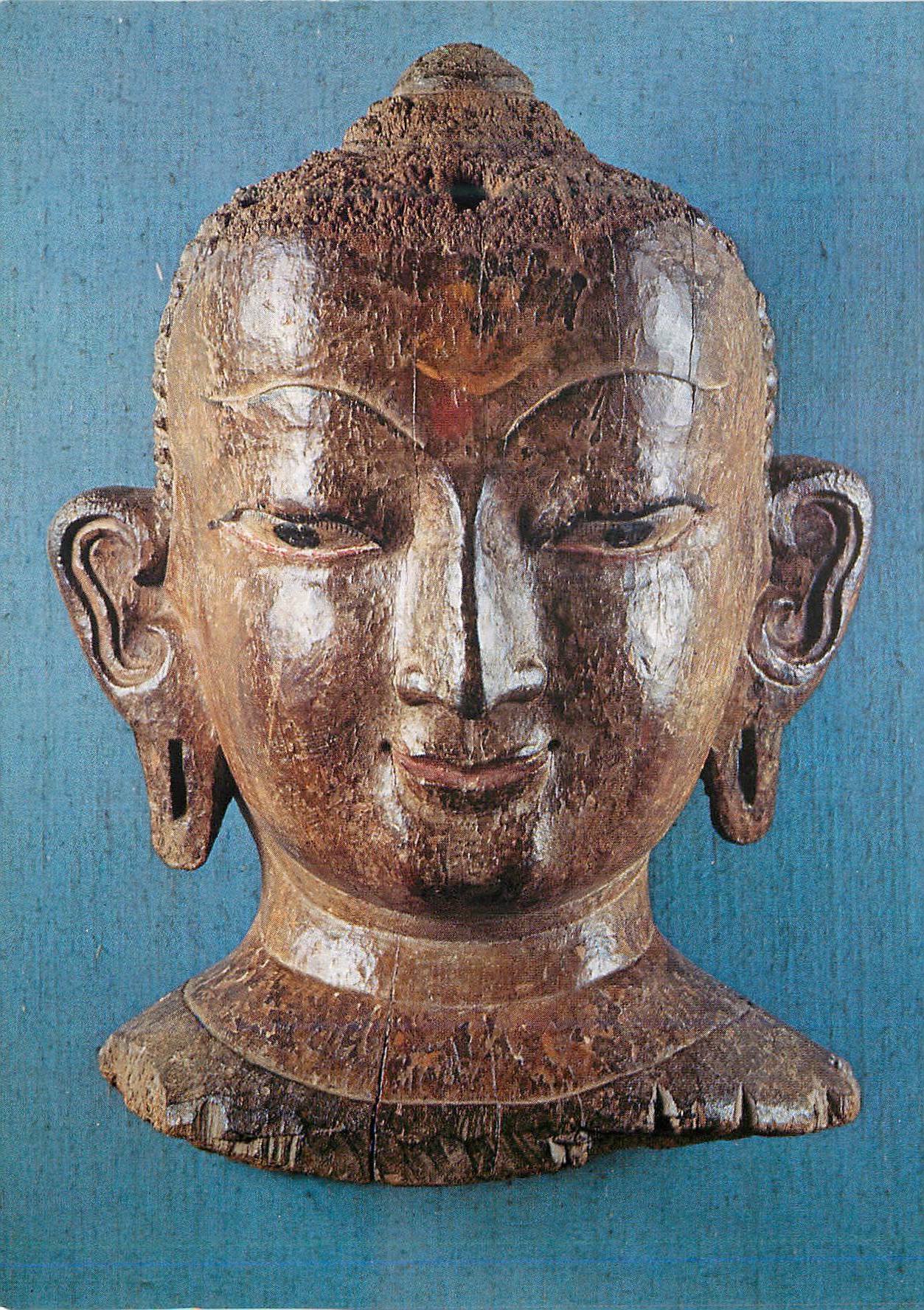 CPM Paris Musee Guimet Tete bouddhique 