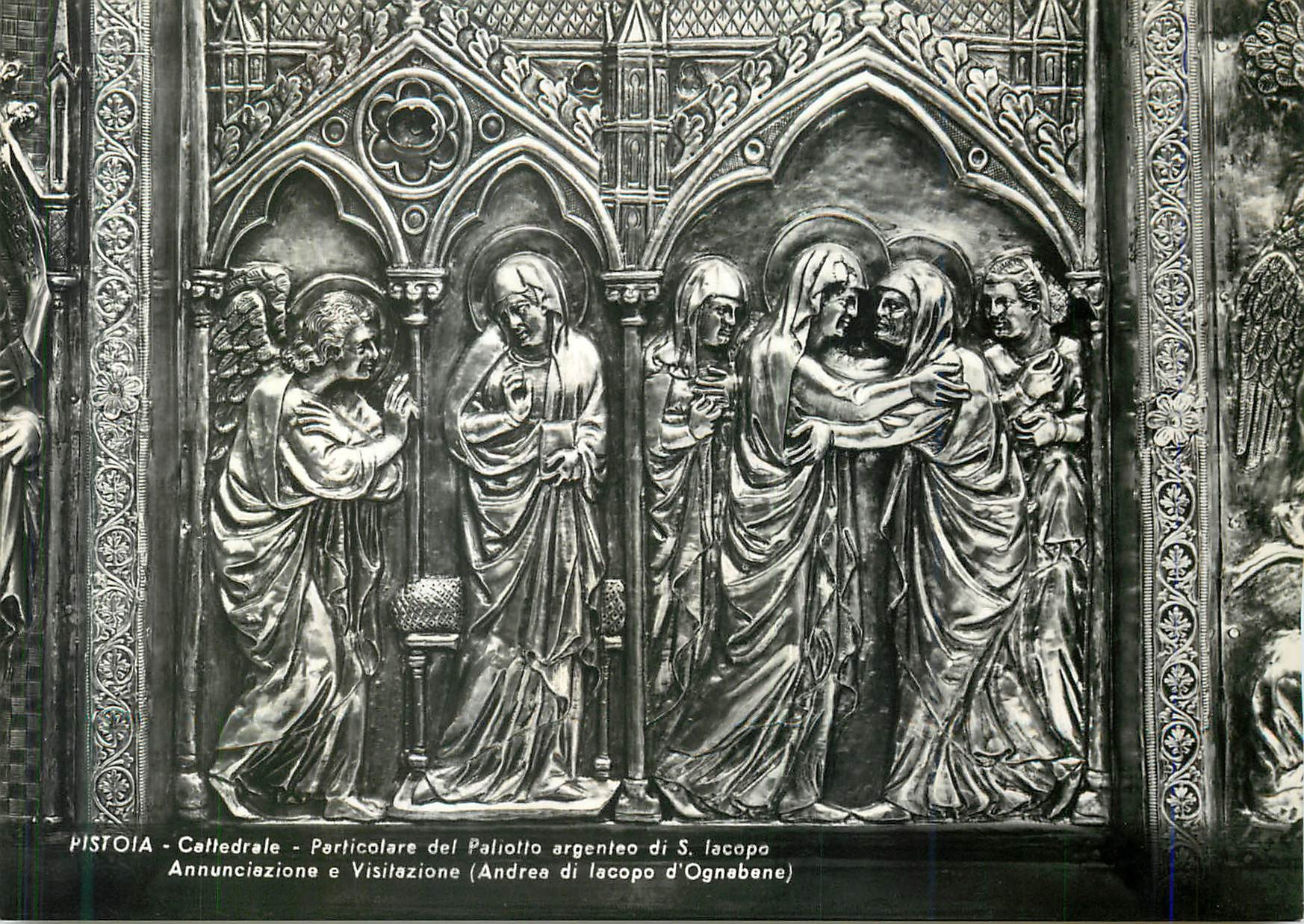 CPM Pistoia Cathedrale Detail du devant d autel d argent de St Lacopo 