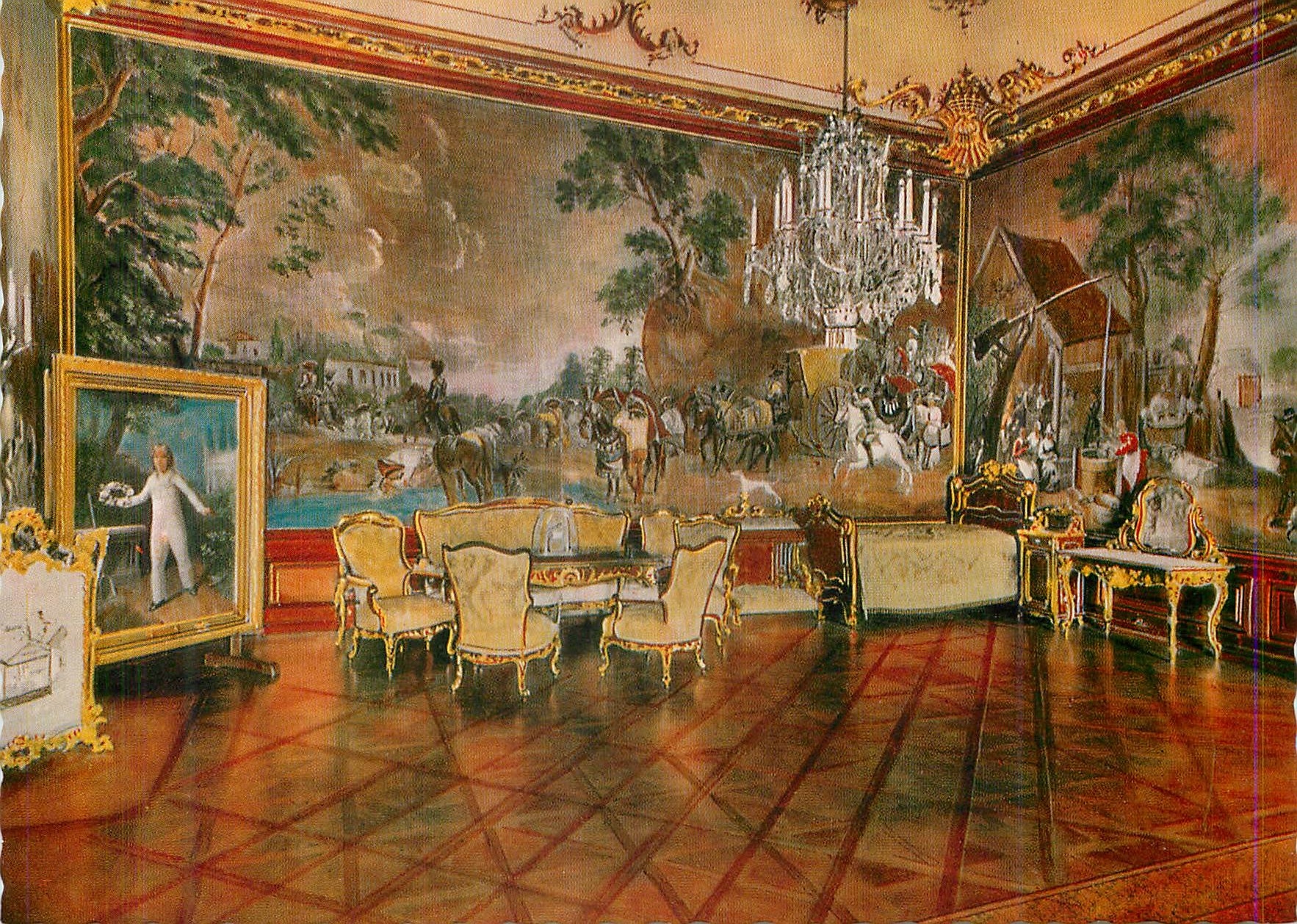 CPM Schloss Schronbrunn Wien Chambre de Napoleon 