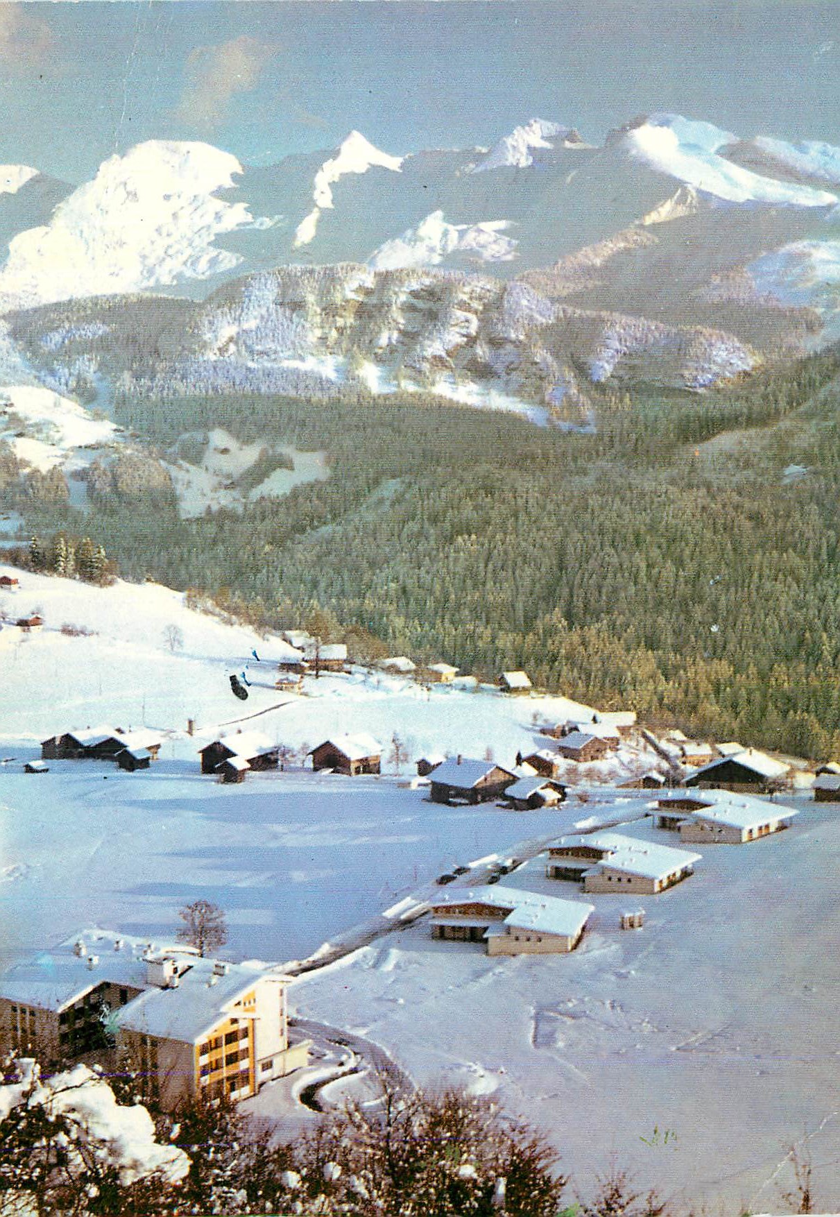 CPM Saint Jean de Sixt Hte Savoie Village de Forgeassoud et la chaine des Aravis 