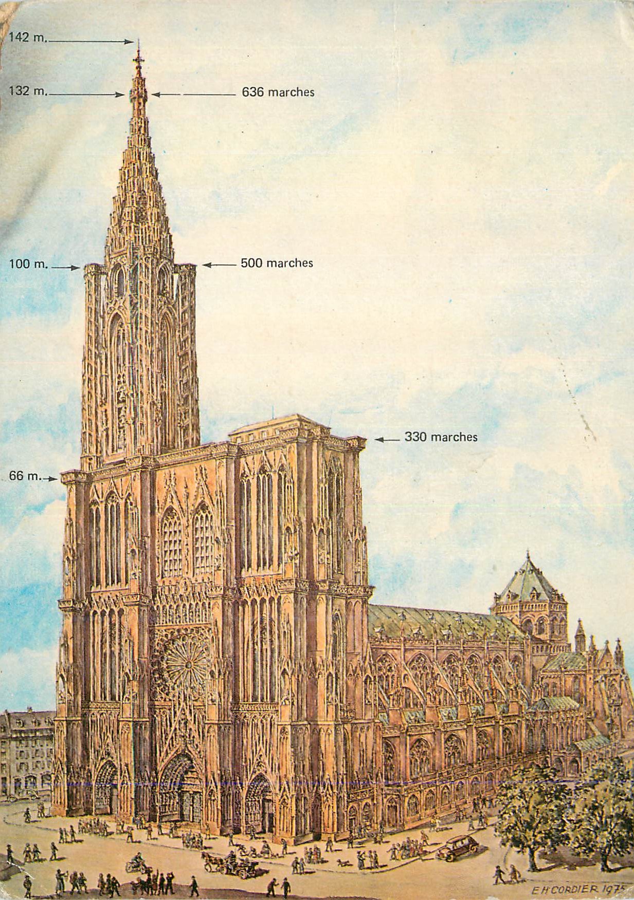 CPM La Cathedrale de Strasbourg Bas Rhin 