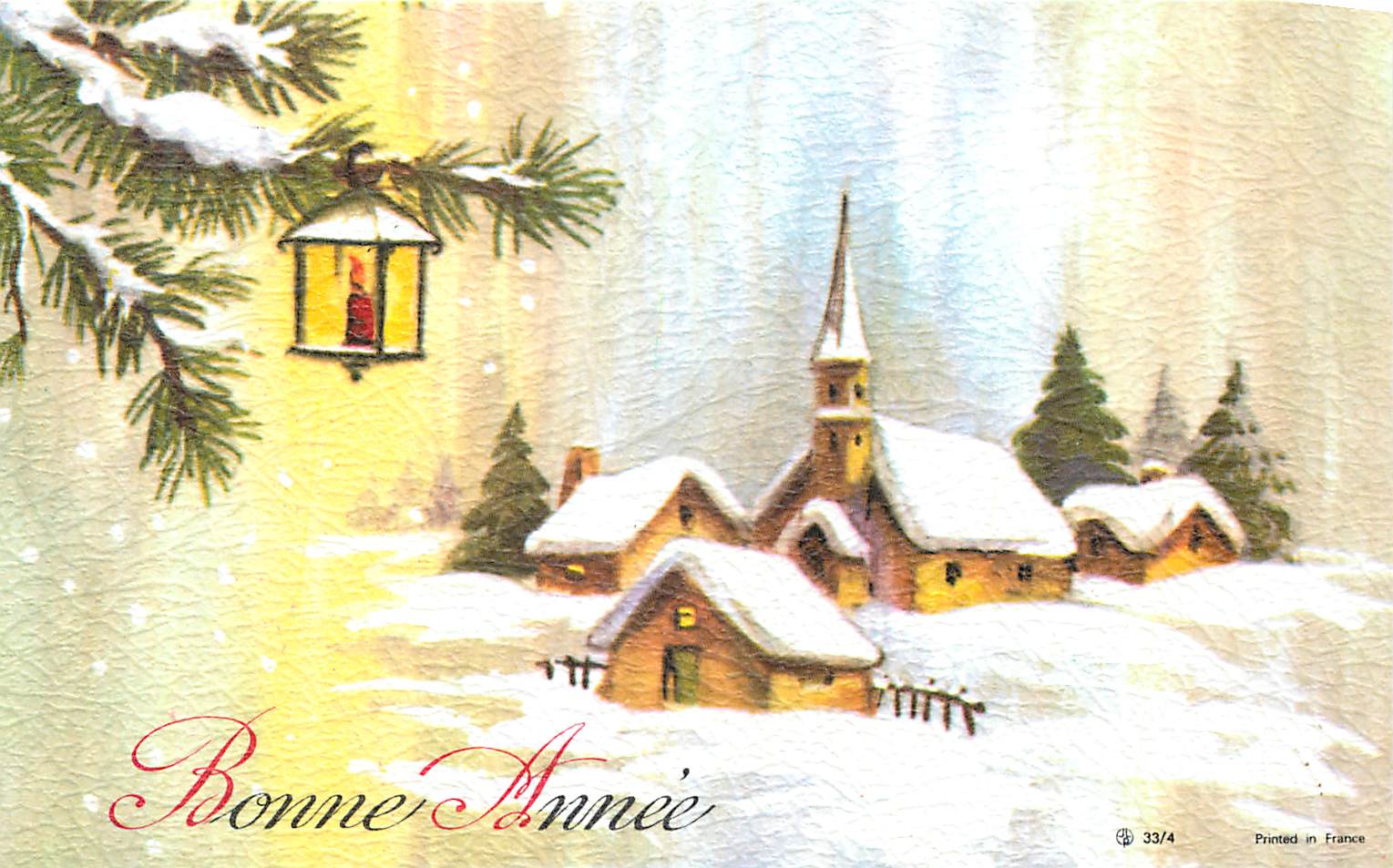 CPM Bonne Annee 