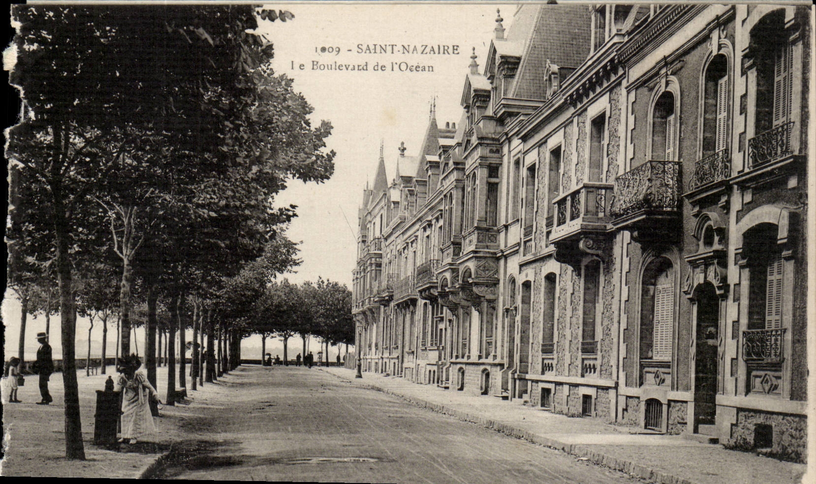 Saint Nazaire - Satint Nazer - Le Boulevard de LOcean - CPA 