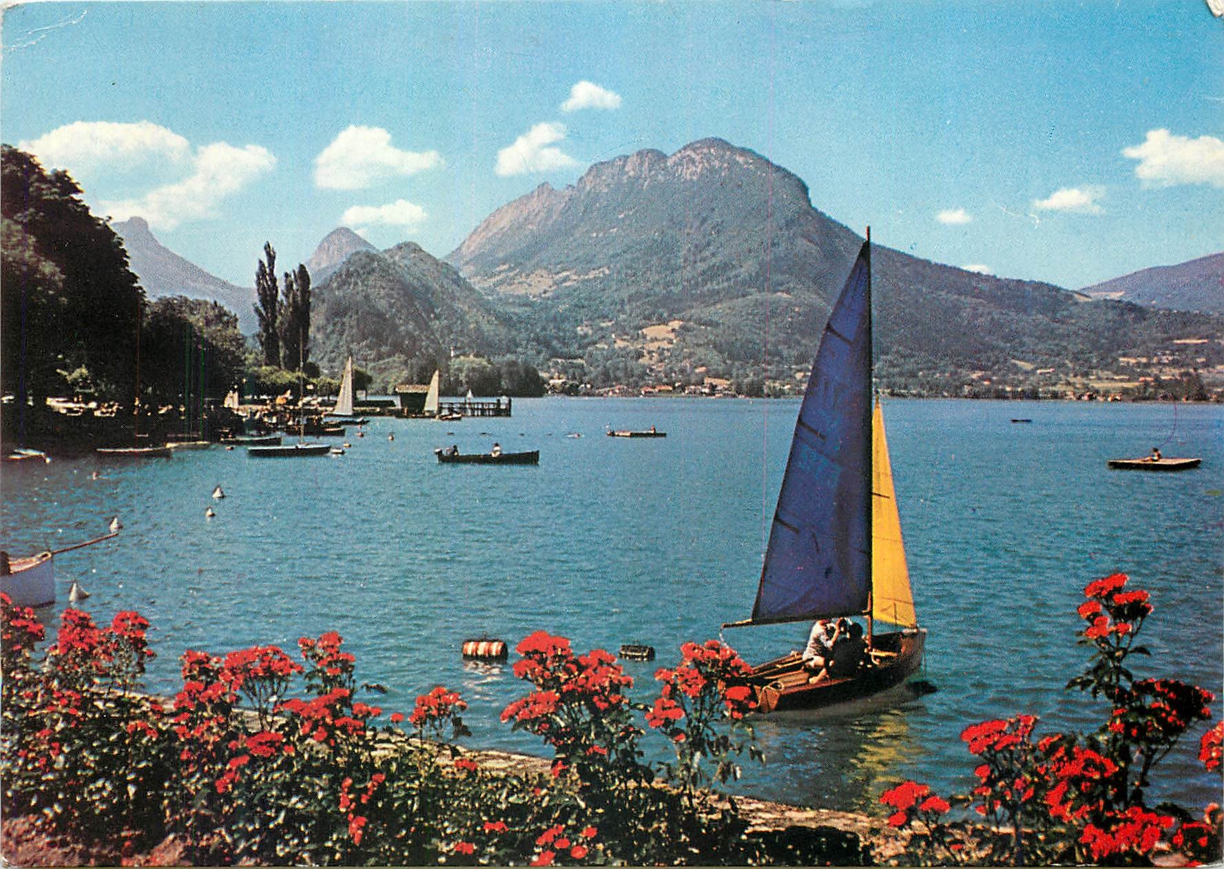 CPM Le Lac d'Annecy Terre de Beaute du Livre d'Images de G R M