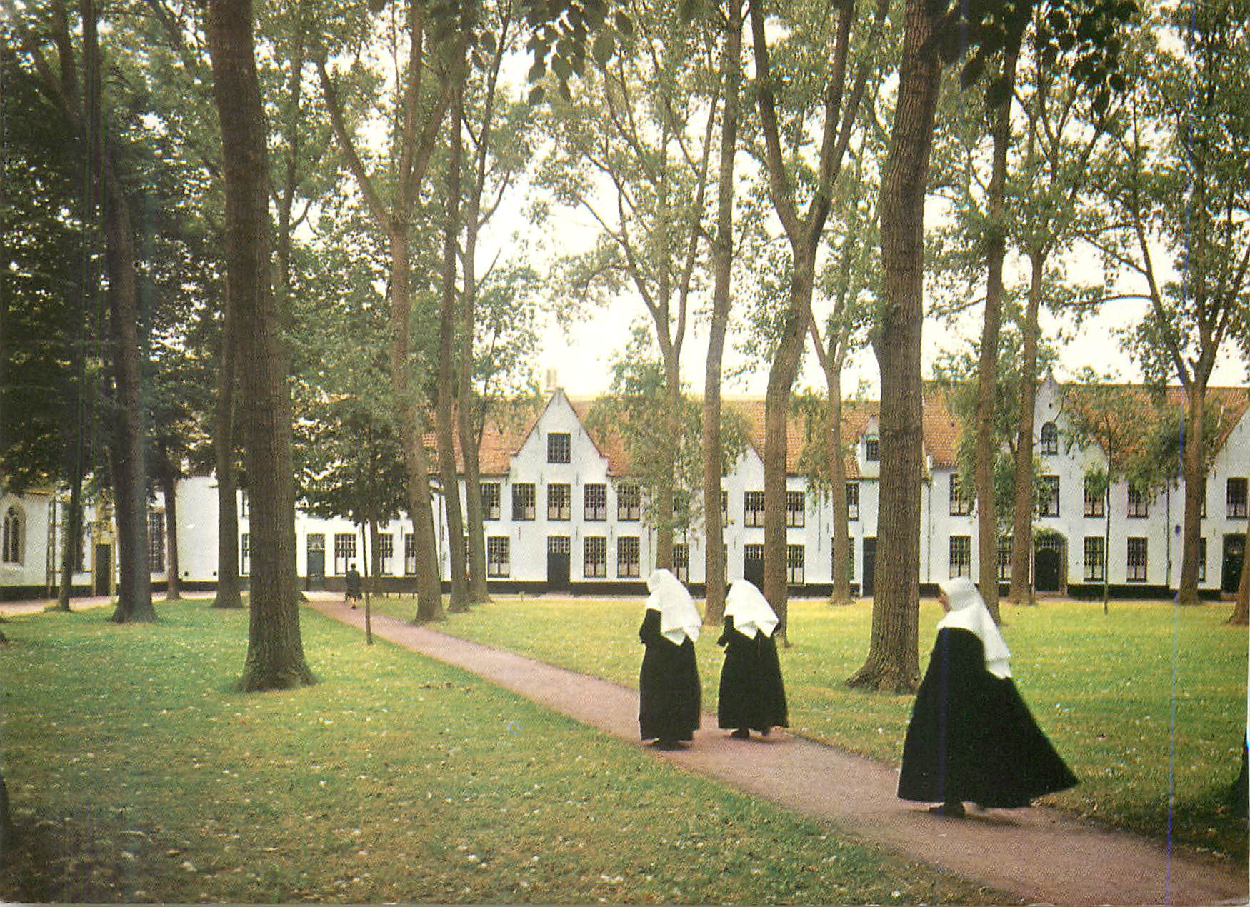 CPM Brugge Cour Interieur du Beguinage
