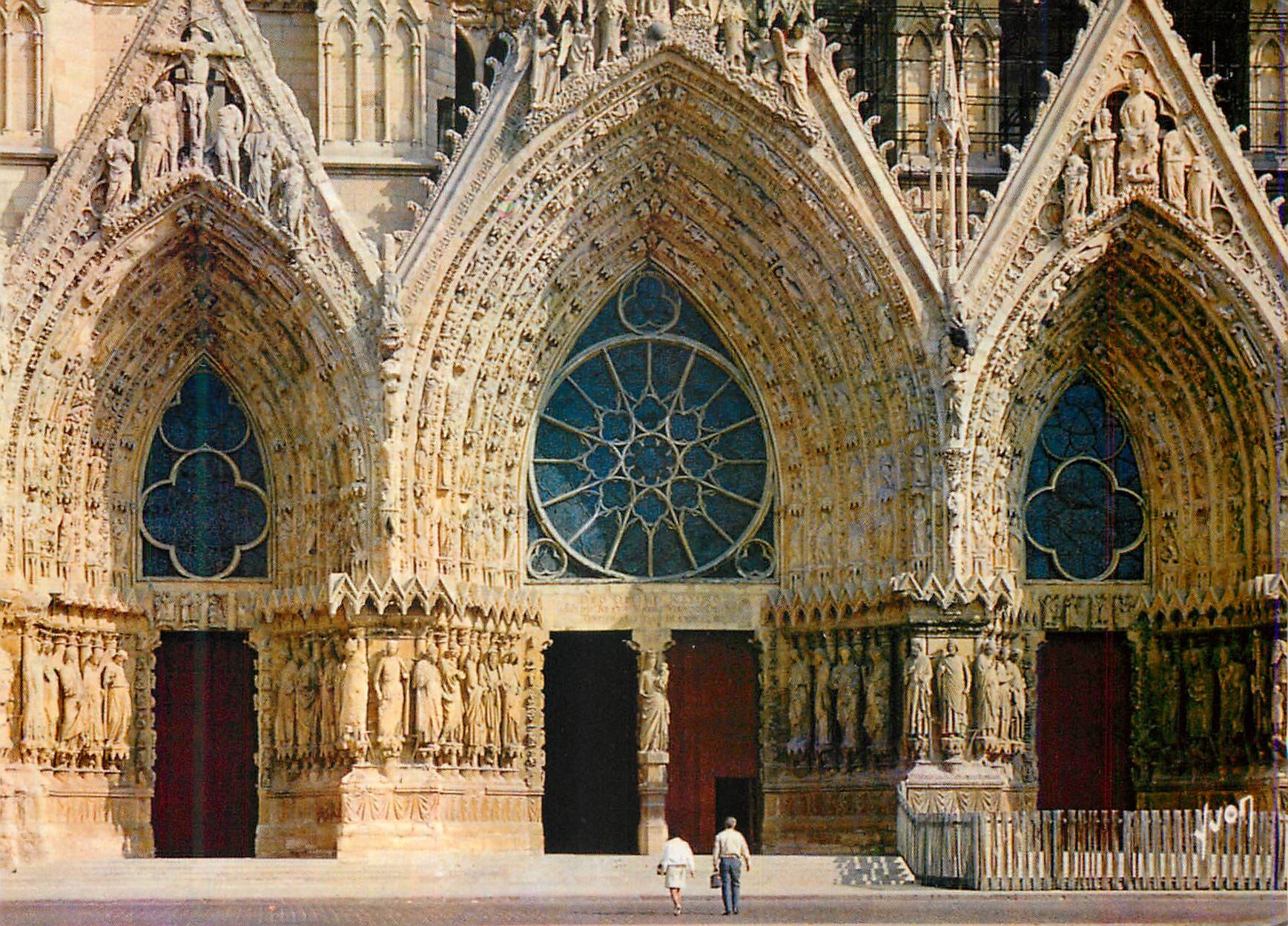 Reims — Les Portails de la Cathédrale — Éditions d'art Arcueil