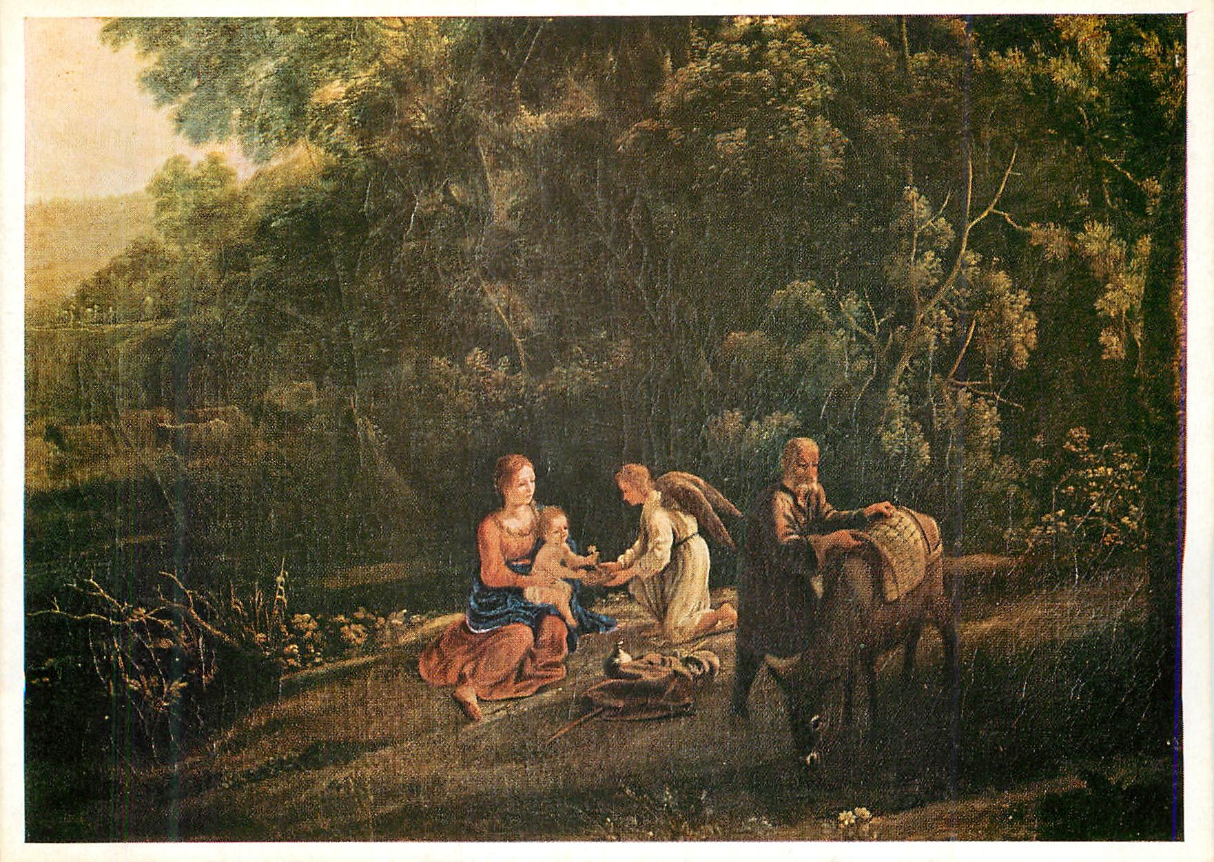 CPM Wienchmann Bildkarten Kunst Claude Lorrain