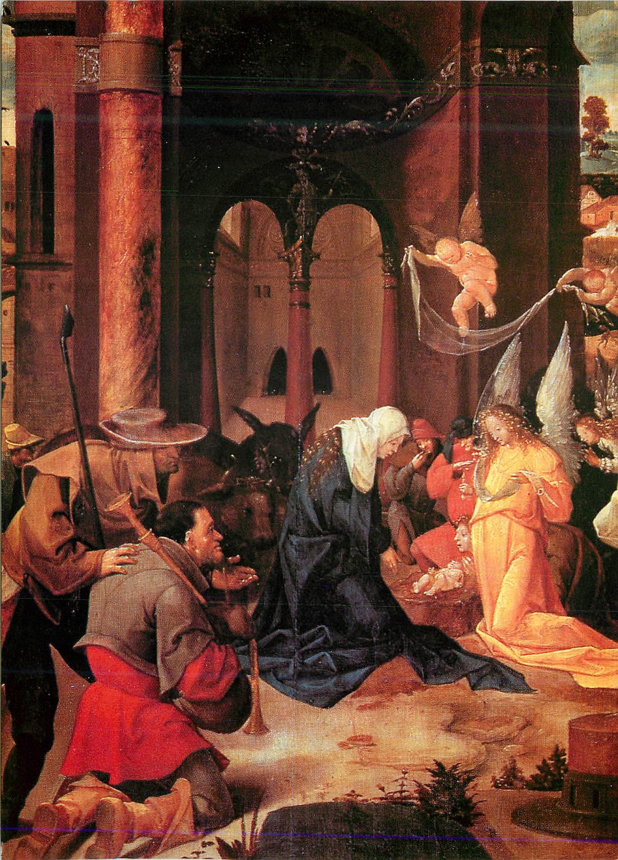 CPM Museum Zagreb Wienchmann Bildkarten Jan de Cock (1480 bis 1527) Nativite 