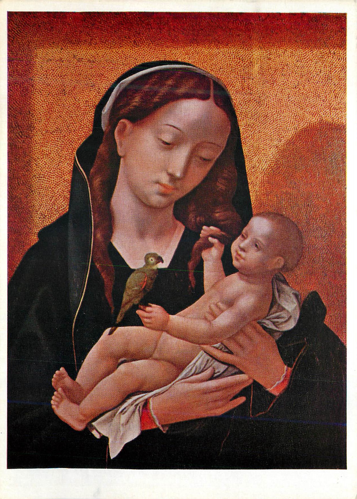 CPM Wienchmann Bildkarten Madonna Mit Denm Kind La Vierge avec l'Enfant Lissabon Museum d'Arte Antica